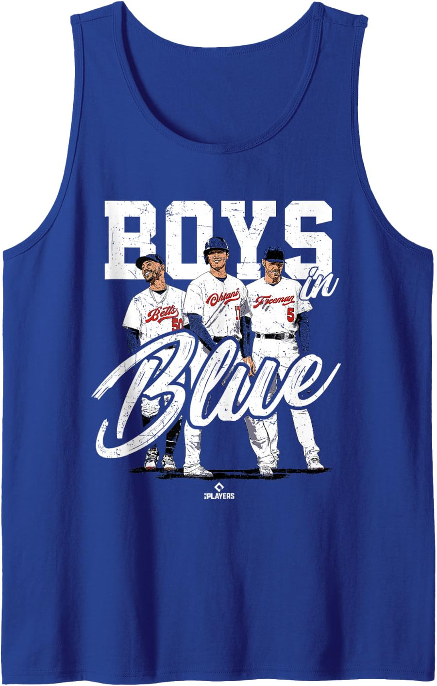 Ohtani, Betts, Freeman | LA Baseball MLB Player | MLBOHT3001 Tank Top - Royal Blue