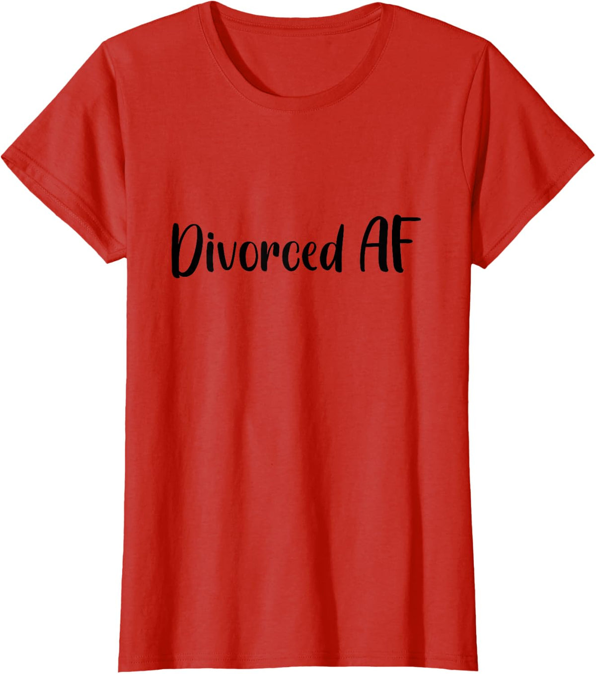 Divorced AF T-Shirt - Red