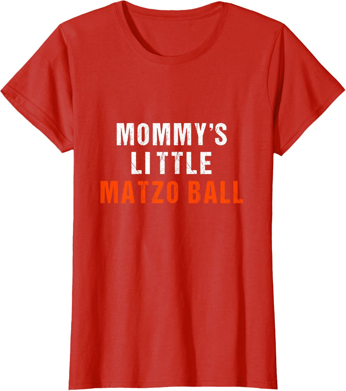 Funny Tee Mommy's Little Matzo Ball T-Shirt - Red