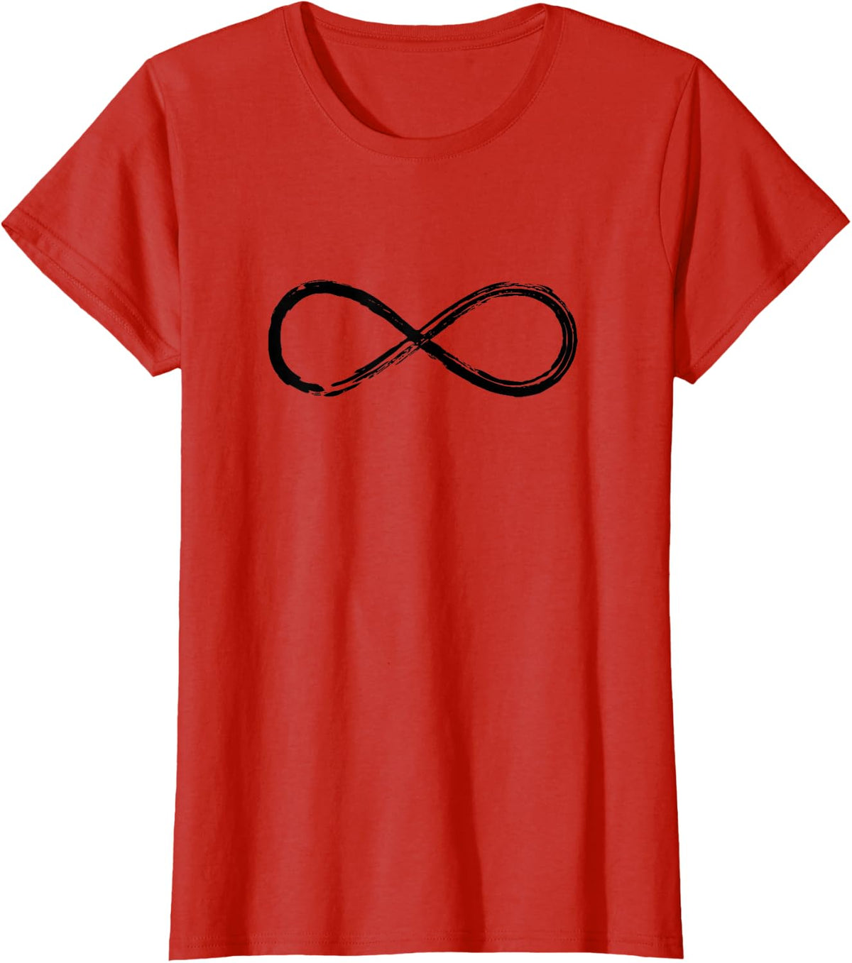 Eternity, infinity, lemniscate, figure eight, love, symbol T-Shirt - Red