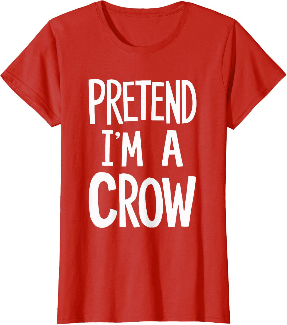 Pretend I'm A Crow T-Shirt - Red