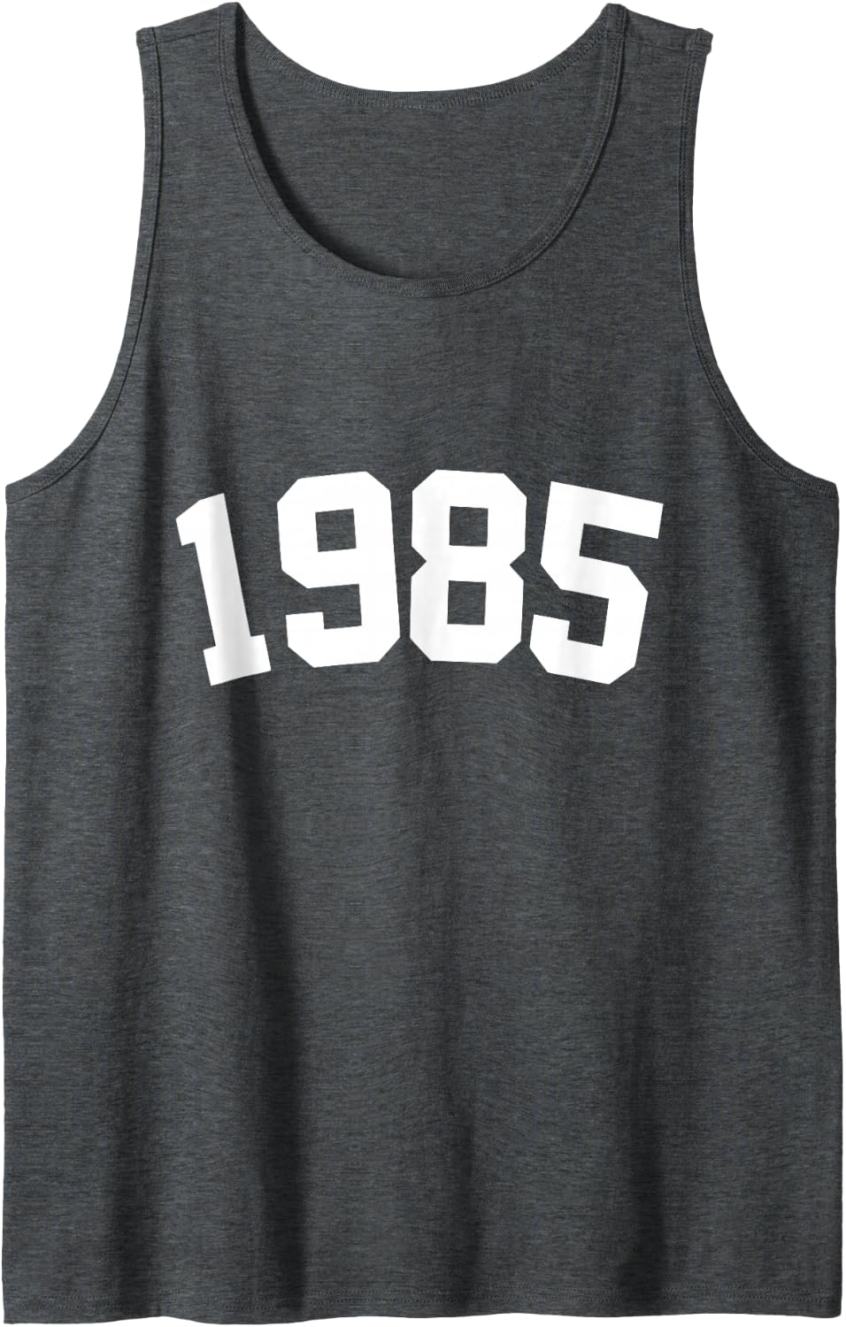 Vintage 1985 Birthday Sleeveless Tank Top - Dark Heather Grey