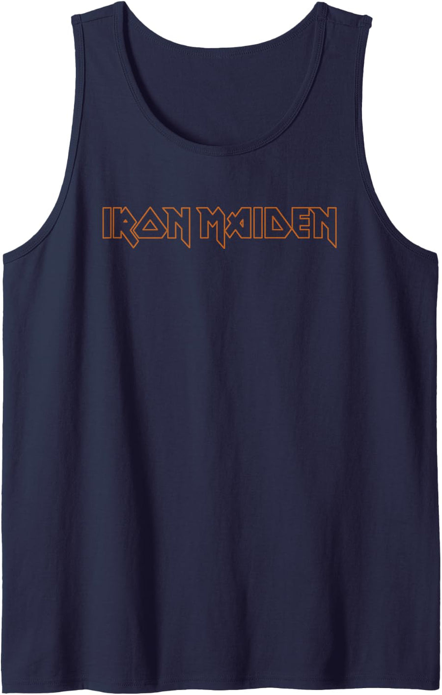 Iron Maiden Running Free Logo Tank Top - Navy Blue