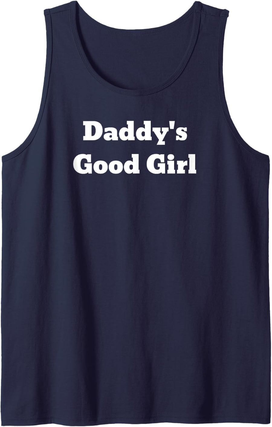Daddy's Good Girl Tank Top - Navy Blue