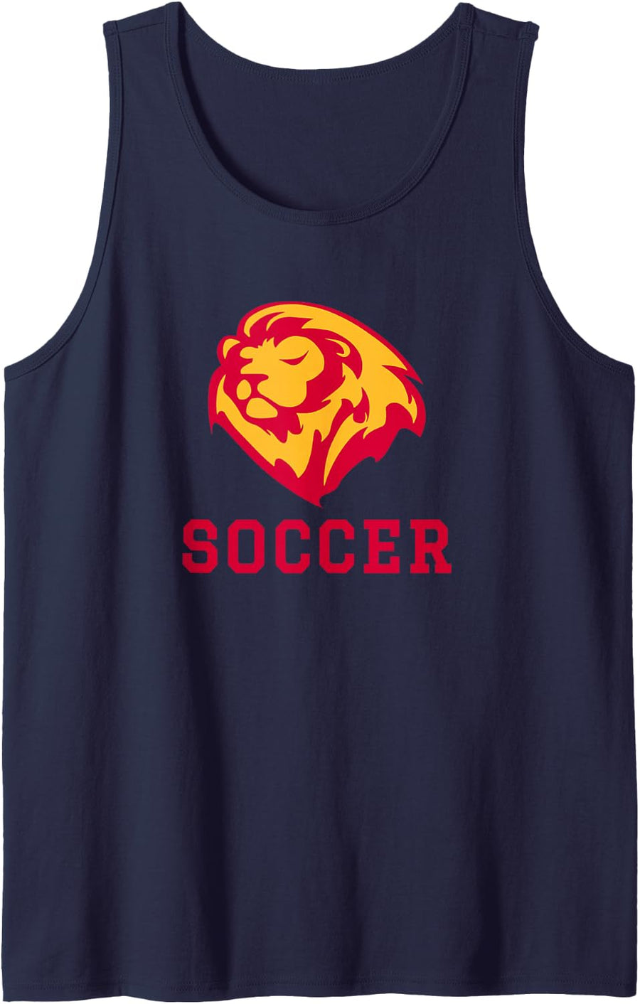 Fairfax High School Lions Soccer Tank Top - Navy Blue