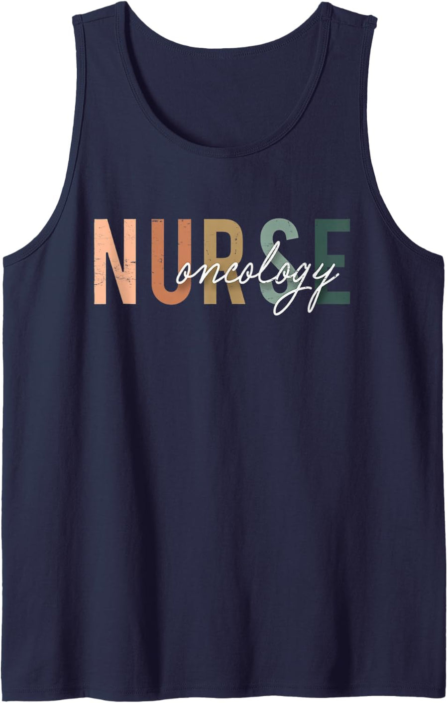 Oncologist Nurse Assistant Oncology OCN Nursing Sleeveless Tank Top - Navy Blue