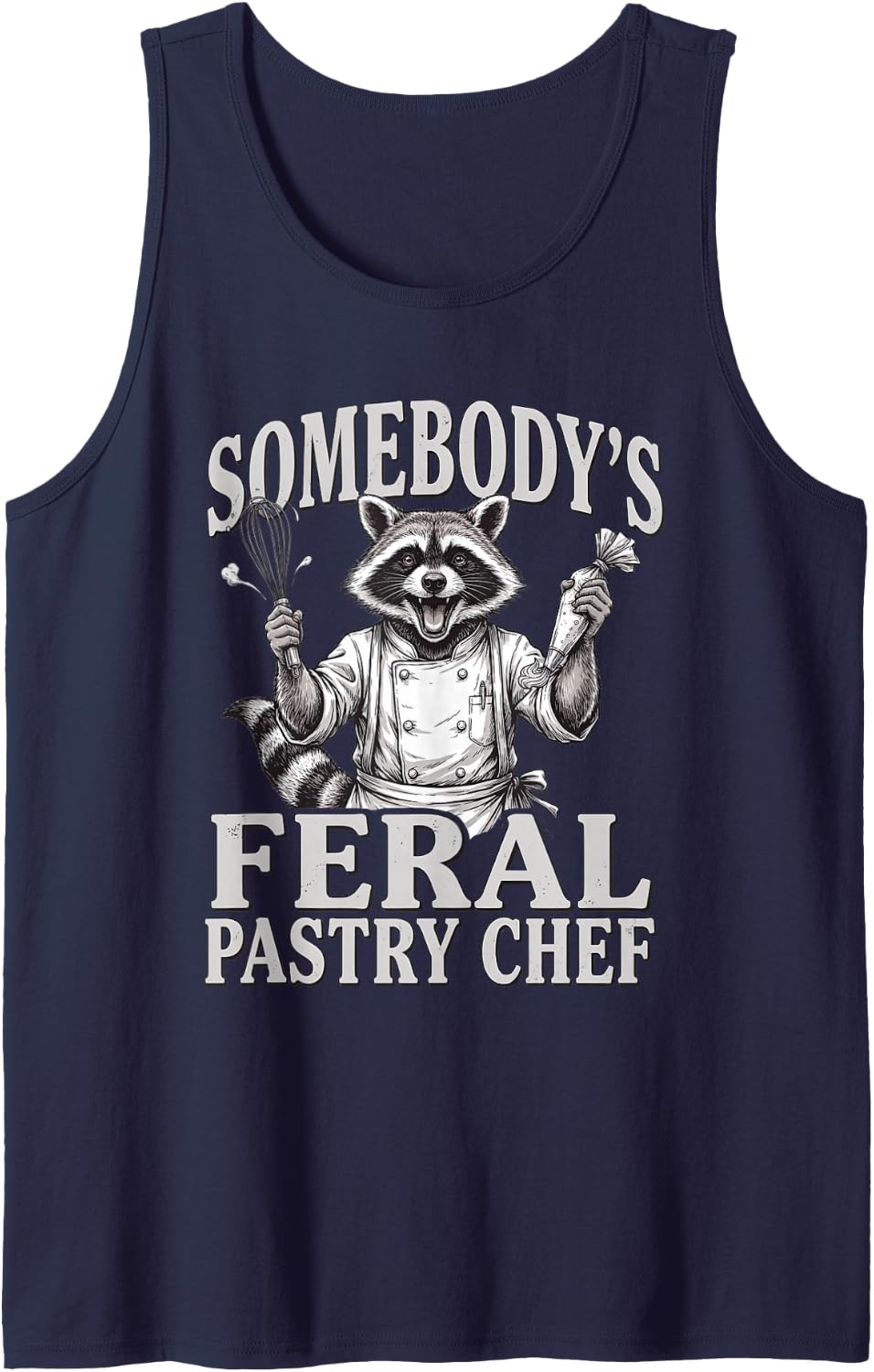 Pastry Chef Pastry Cook Patissier Patissiere Arts Sleeveless Tank Top - Navy Blue