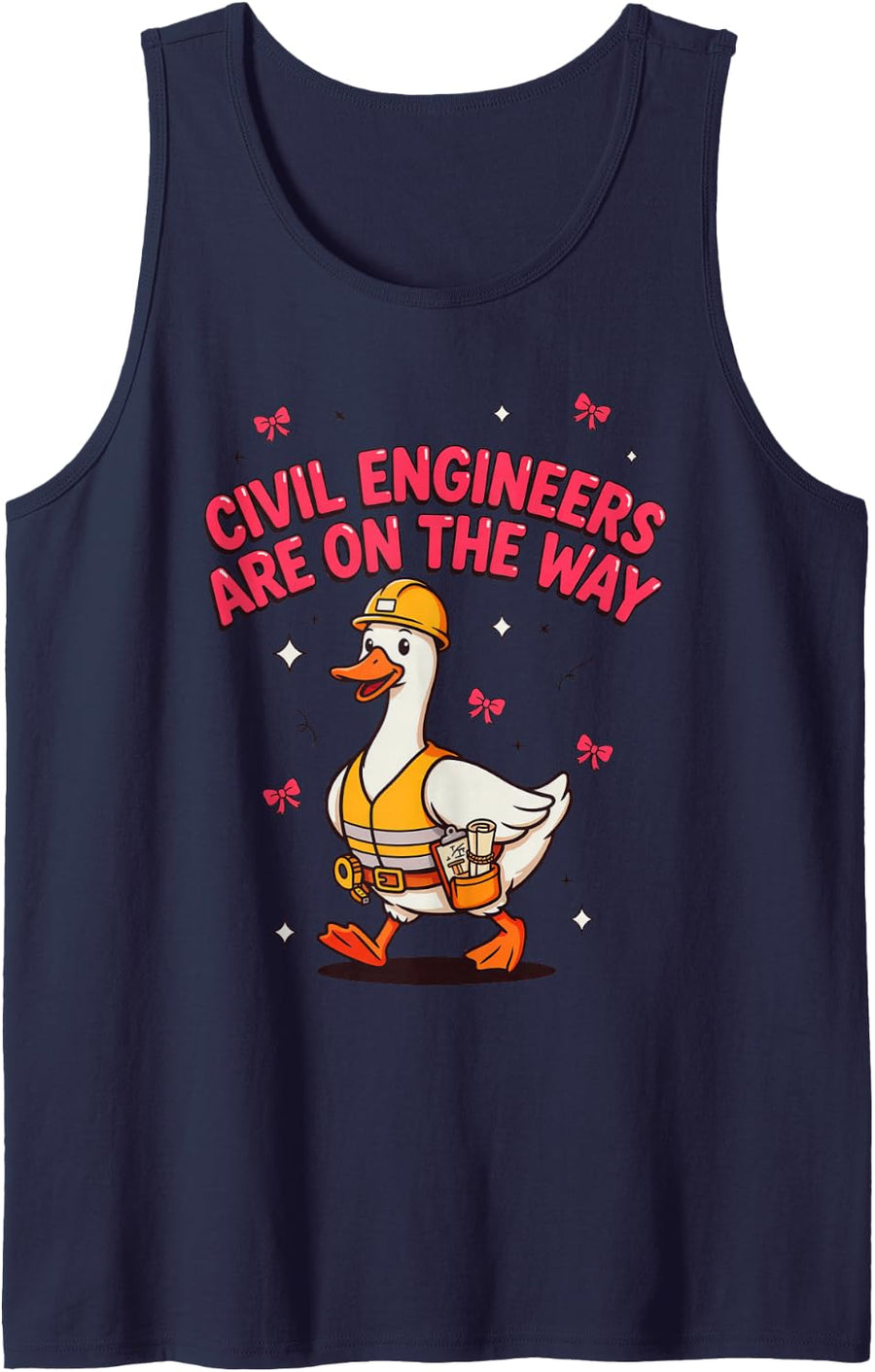 Civil Engineer Civil Engineering Tank Top - Navy Blue