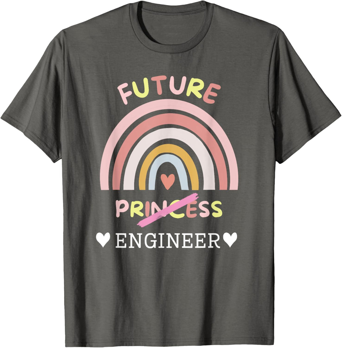 Future Princess Engineer T-Shirt - Asphalt Grey