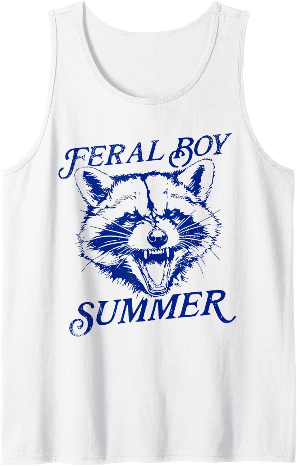 Feral Boy Summer Tank Top - White