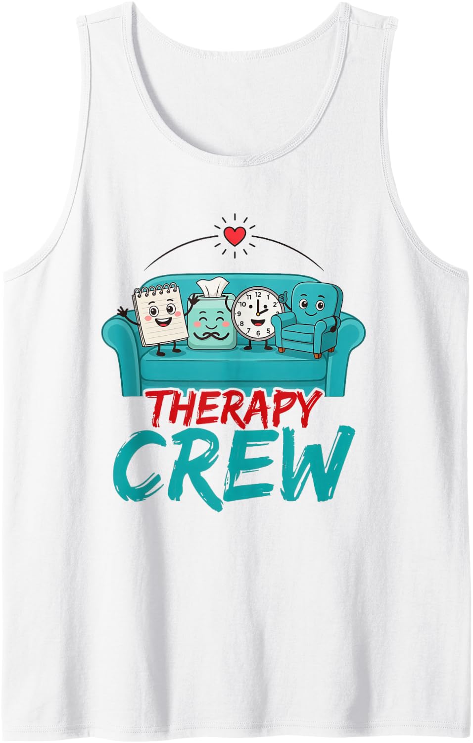 Couples Therapist Marriage Counselor Relationship Therapist Sleeveless Tank Top - White