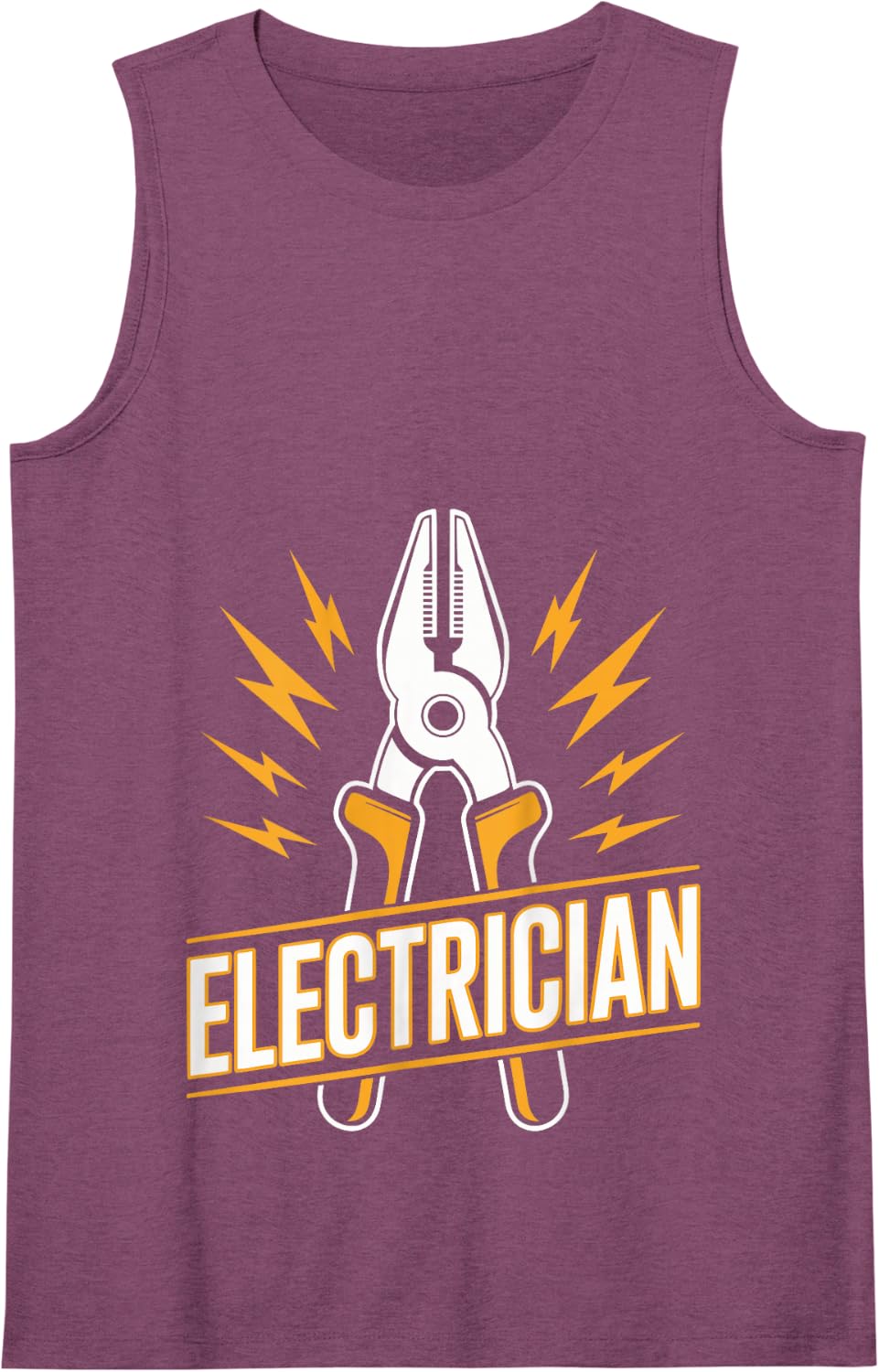 Electrician Funny Tank Top - Purple