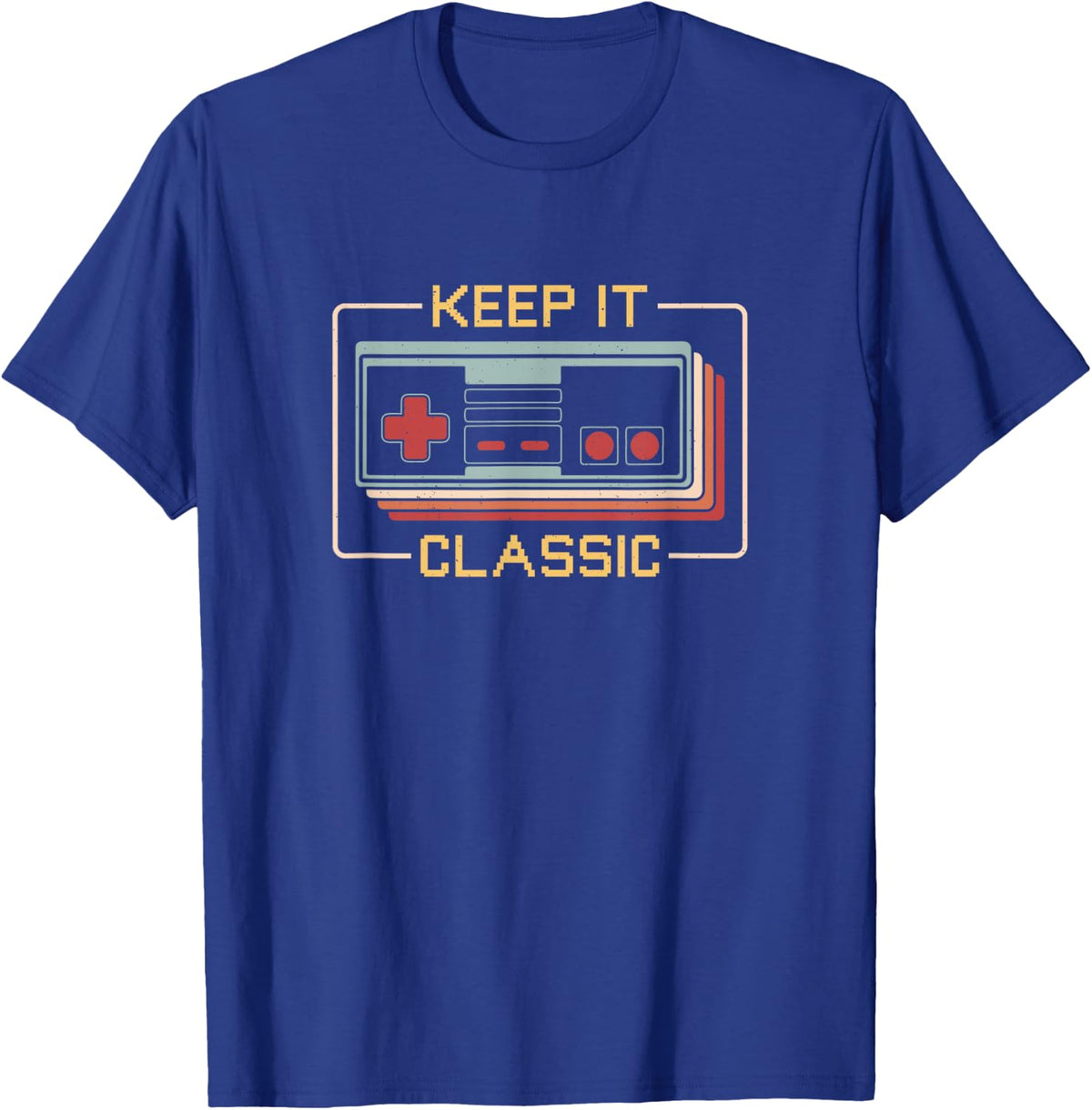 Keep It Classic Retro Gaming T-Shirt - Royal Blue