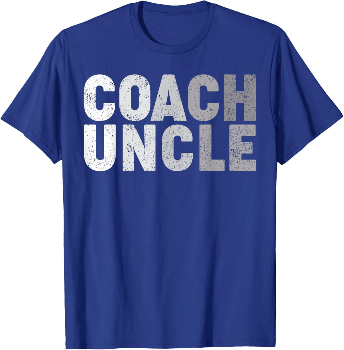 Coach Uncle Soccer Football Basketball Coach Father's Day T-Shirt - Royal Blue