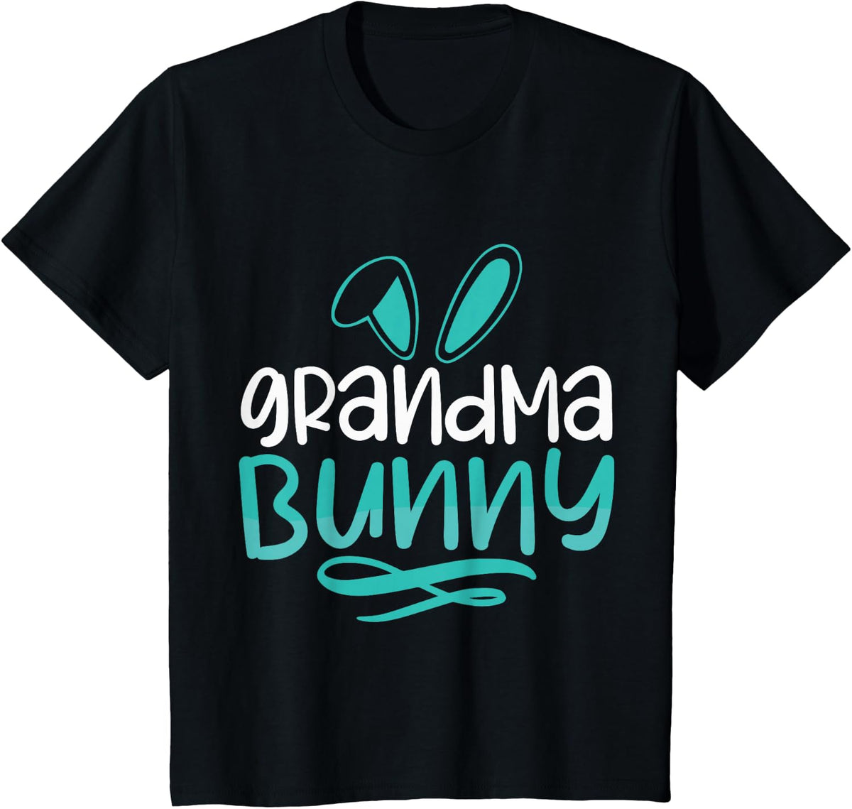 Grandma Bunny T-Shirt - Black