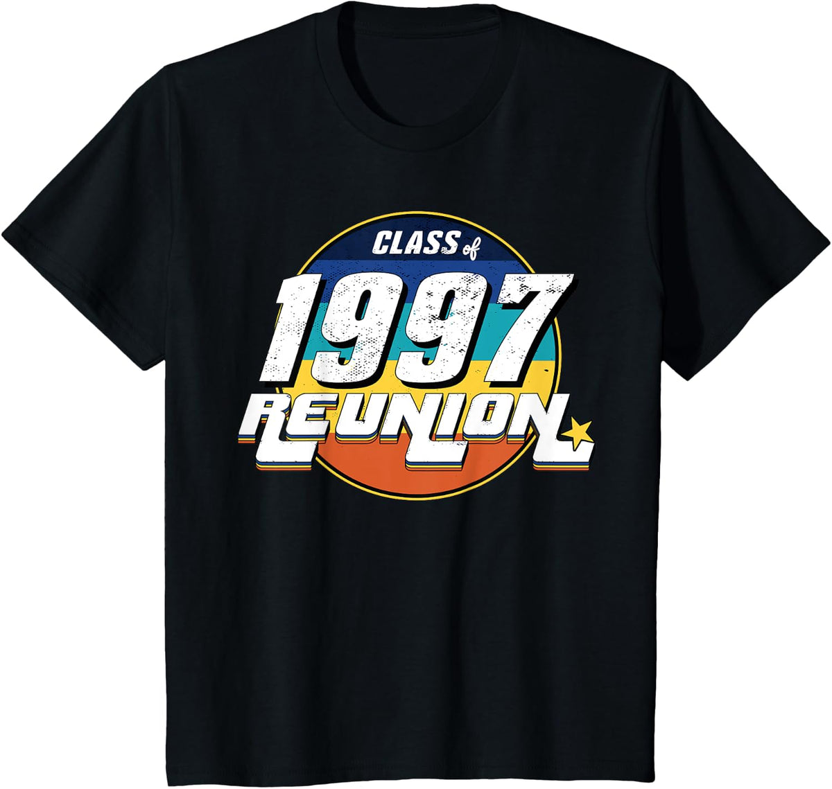 Vintage Class of 1997 Reunion Anniversary Alumni 97 College T-Shirt - Black