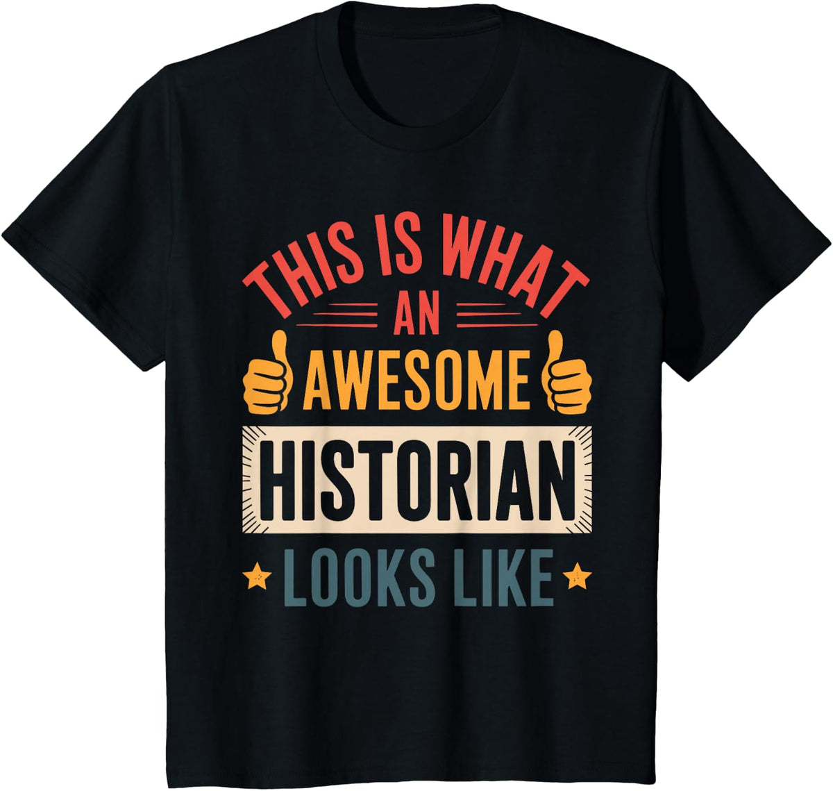 History Teacher Shirts for Men Women Historian Art T-Shirt Tee History Buff Gift - Black