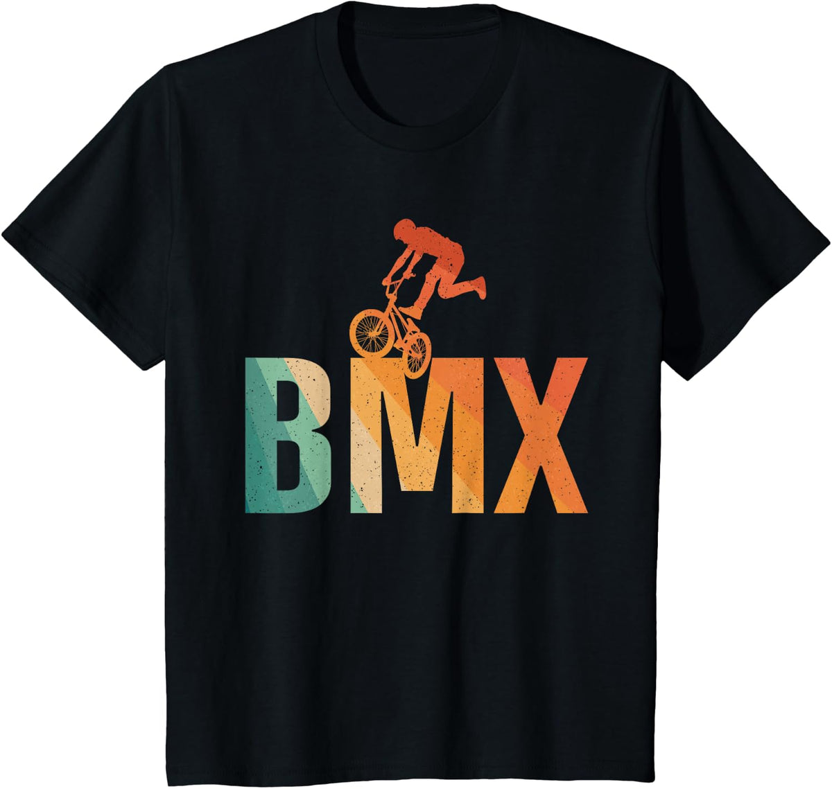 Cool BMX Design for Men Women Boys BMX Rider Off Road BMX T-Shirt - Black