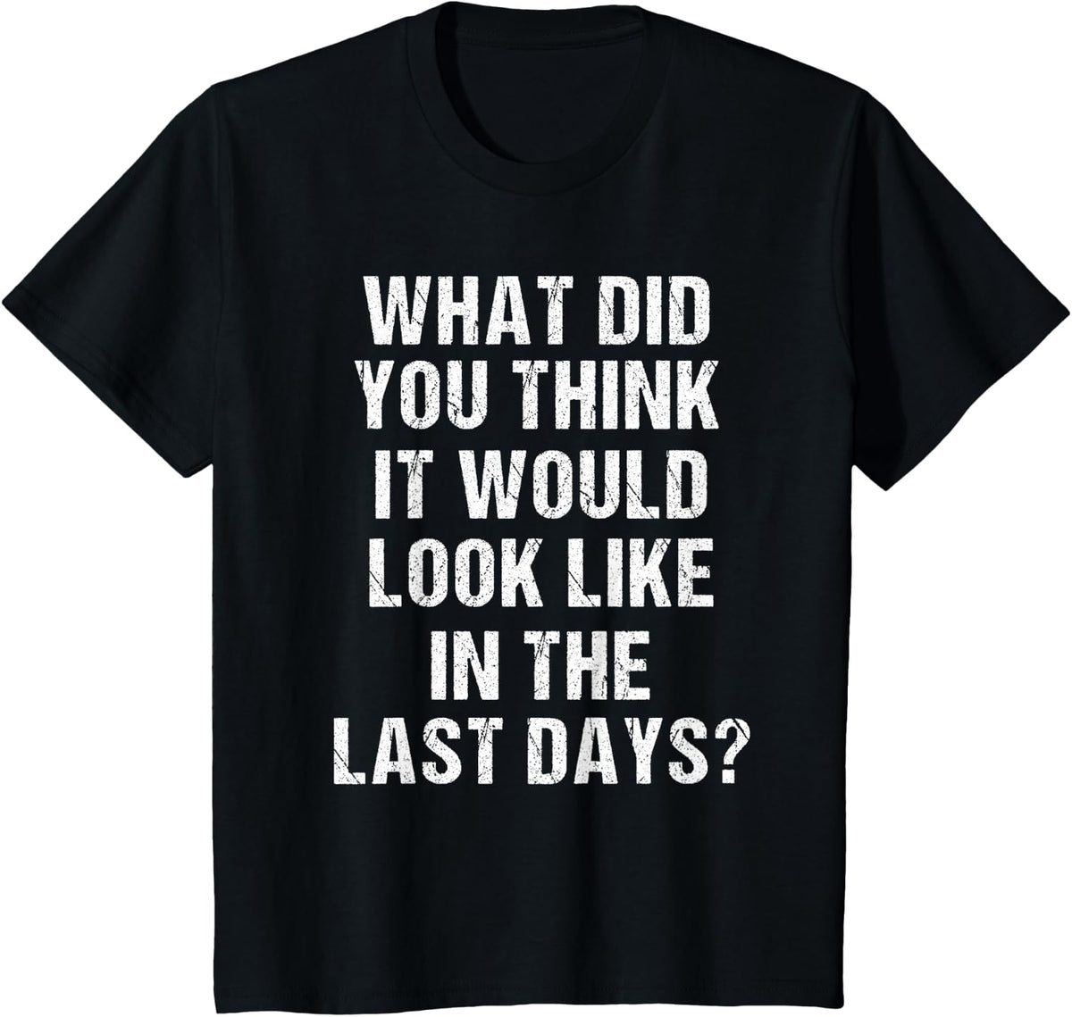 Christian Rapture Bible End Times Signs Jesus Is Coming Soon T-Shirt - Black
