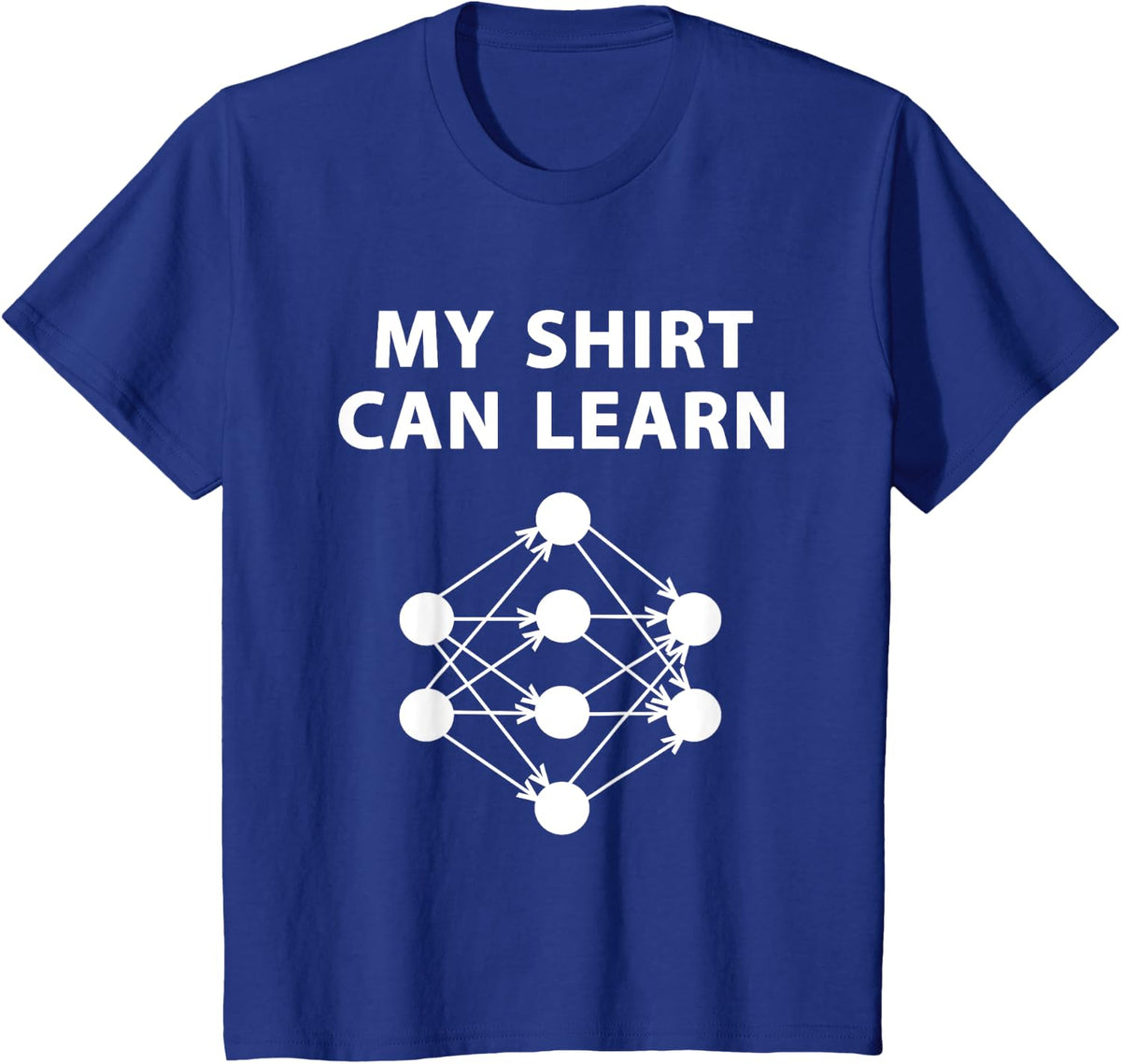 Data Scientist Machine Learning Neural Network T-Shirt - Royal Blue