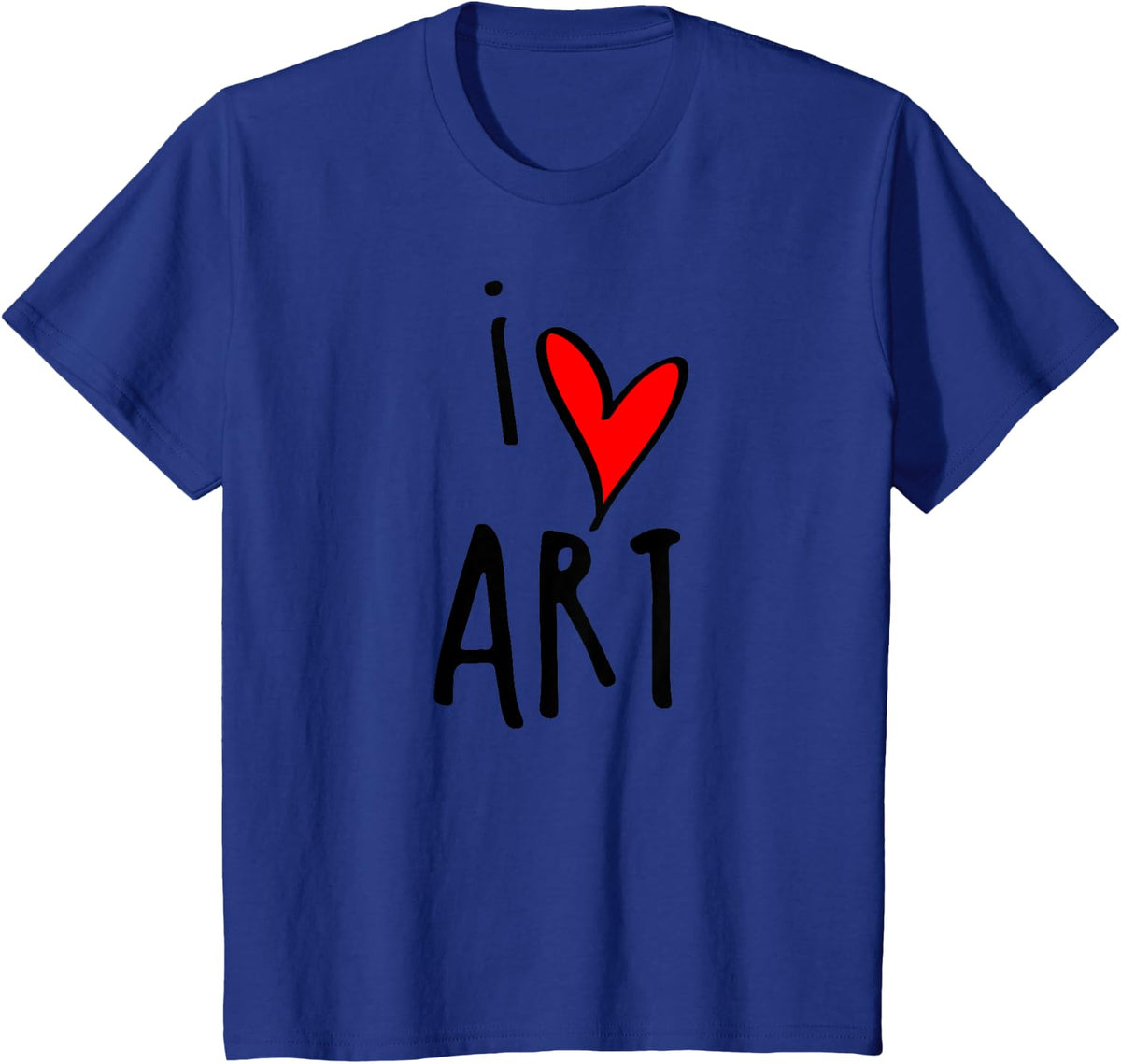 I Love Art T-Shirt T-Shirt - Royal Blue