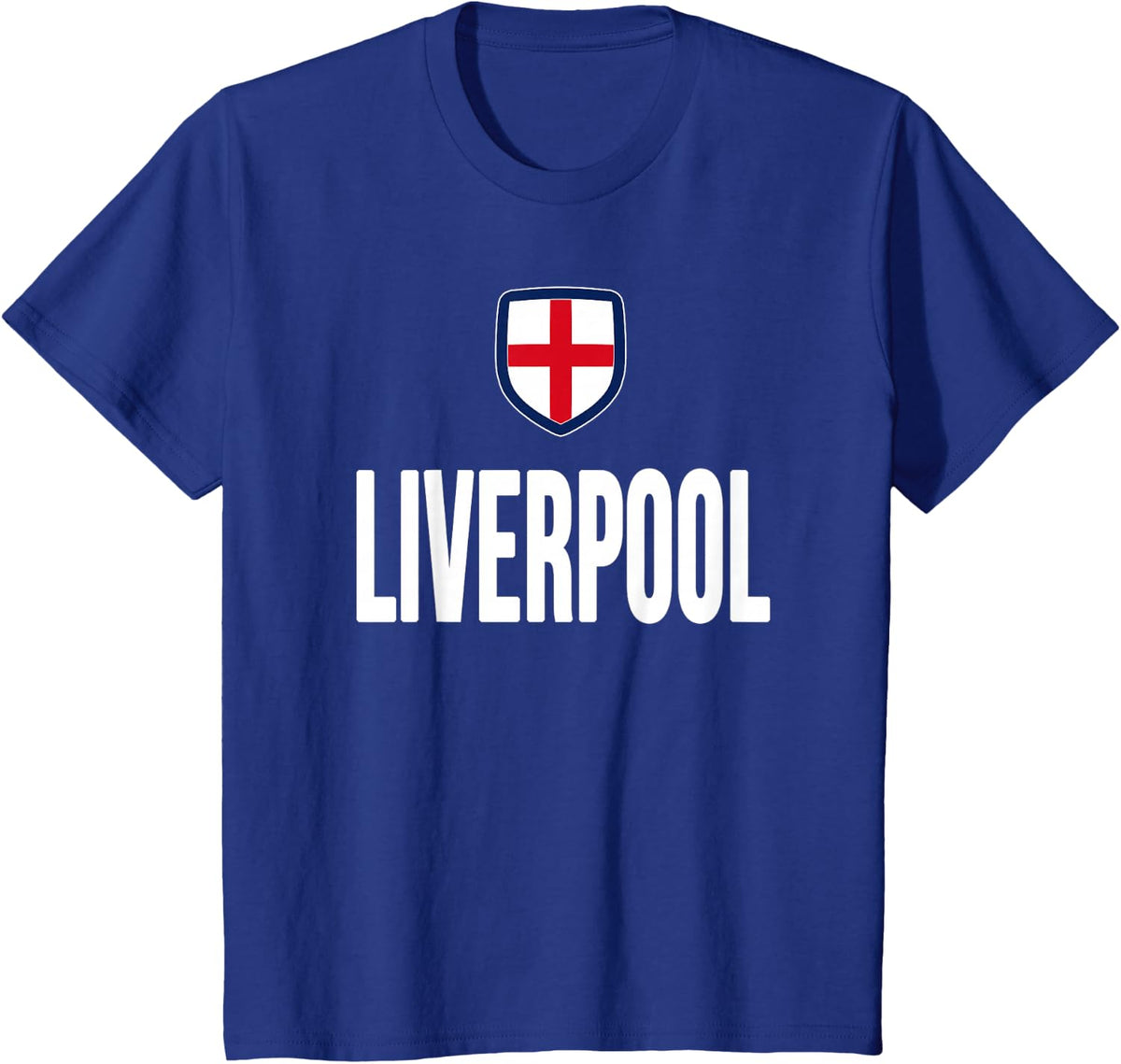 Liverpool Souvenir English T-Shirt T-Shirt - Royal Blue