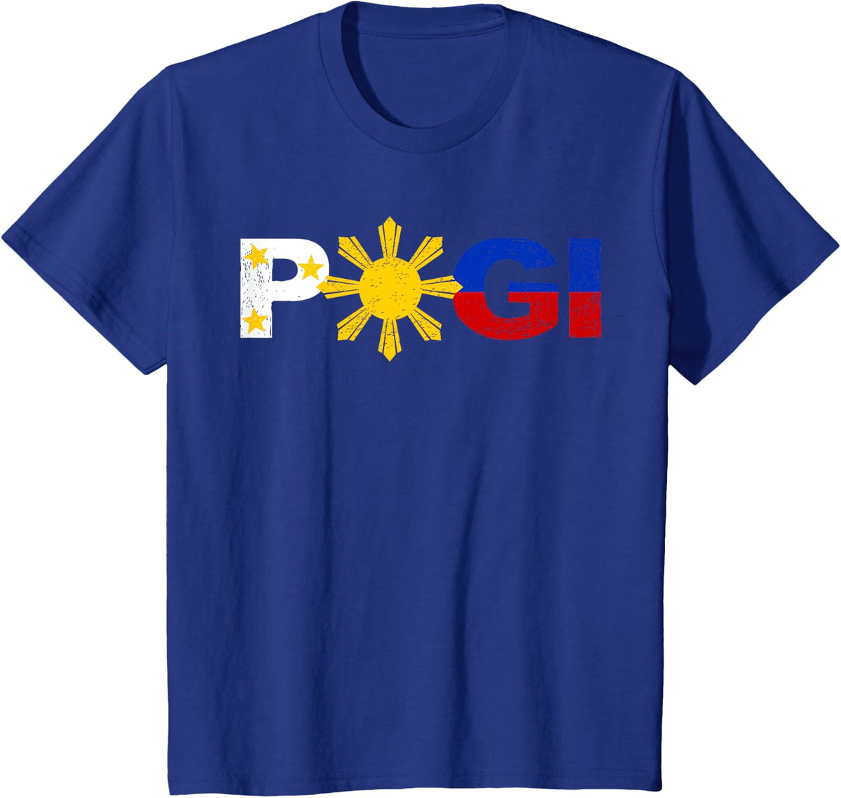 Pogi Philippines Flag Handsome Pinoy Filipino Father's Day T-Shirt - Royal Blue