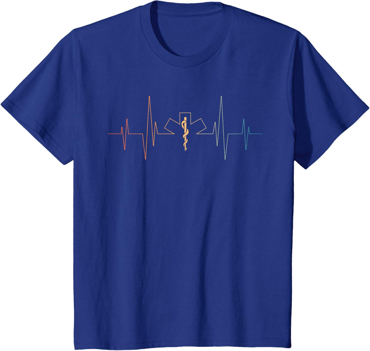 Cool First Responder Design For Men Women EMS Paramedic EMT T-Shirt - Royal Blue