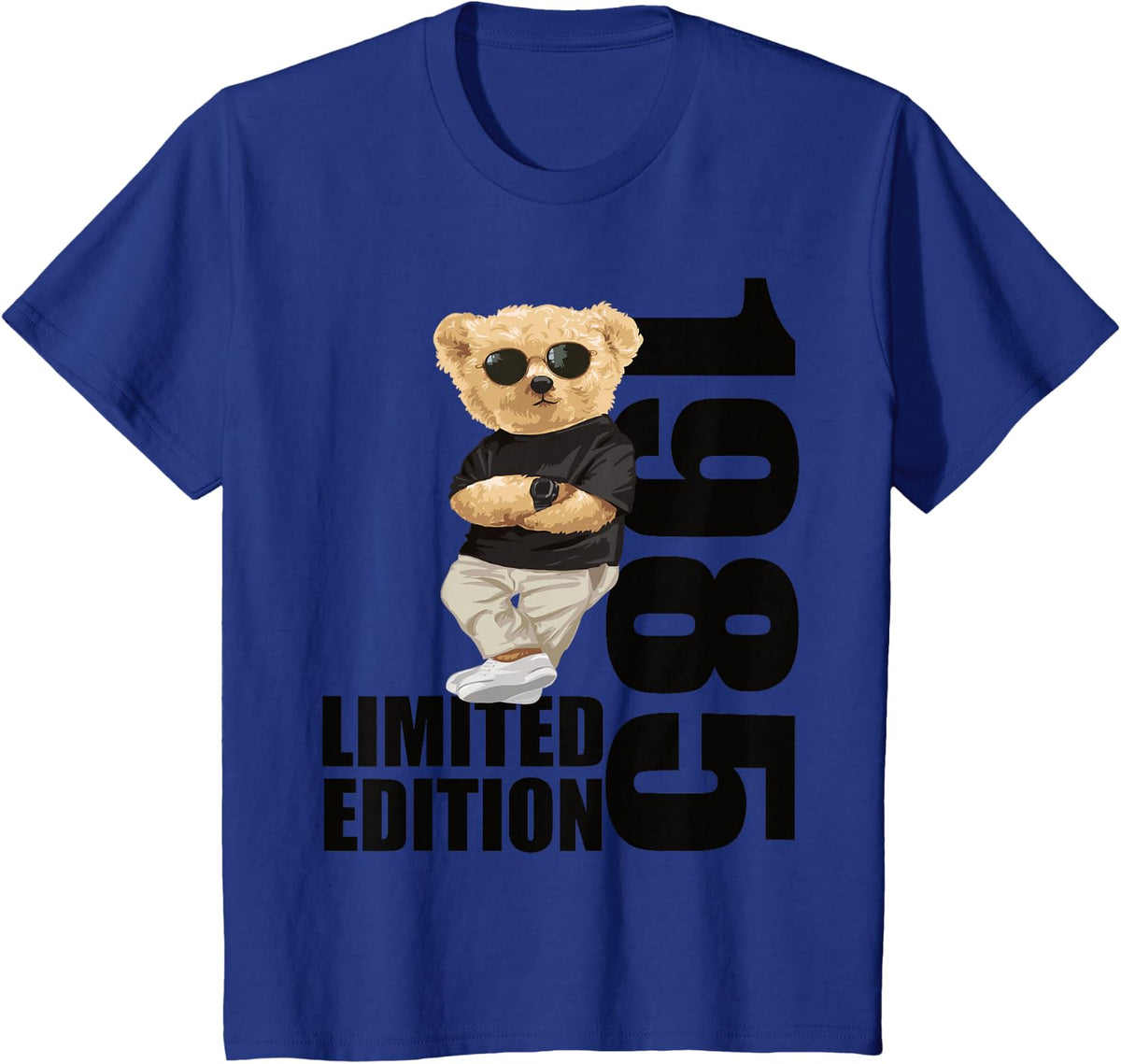 Limited Edition 1985 Bear Birthday 1985 Vintage 1985 T-Shirt - Royal Blue