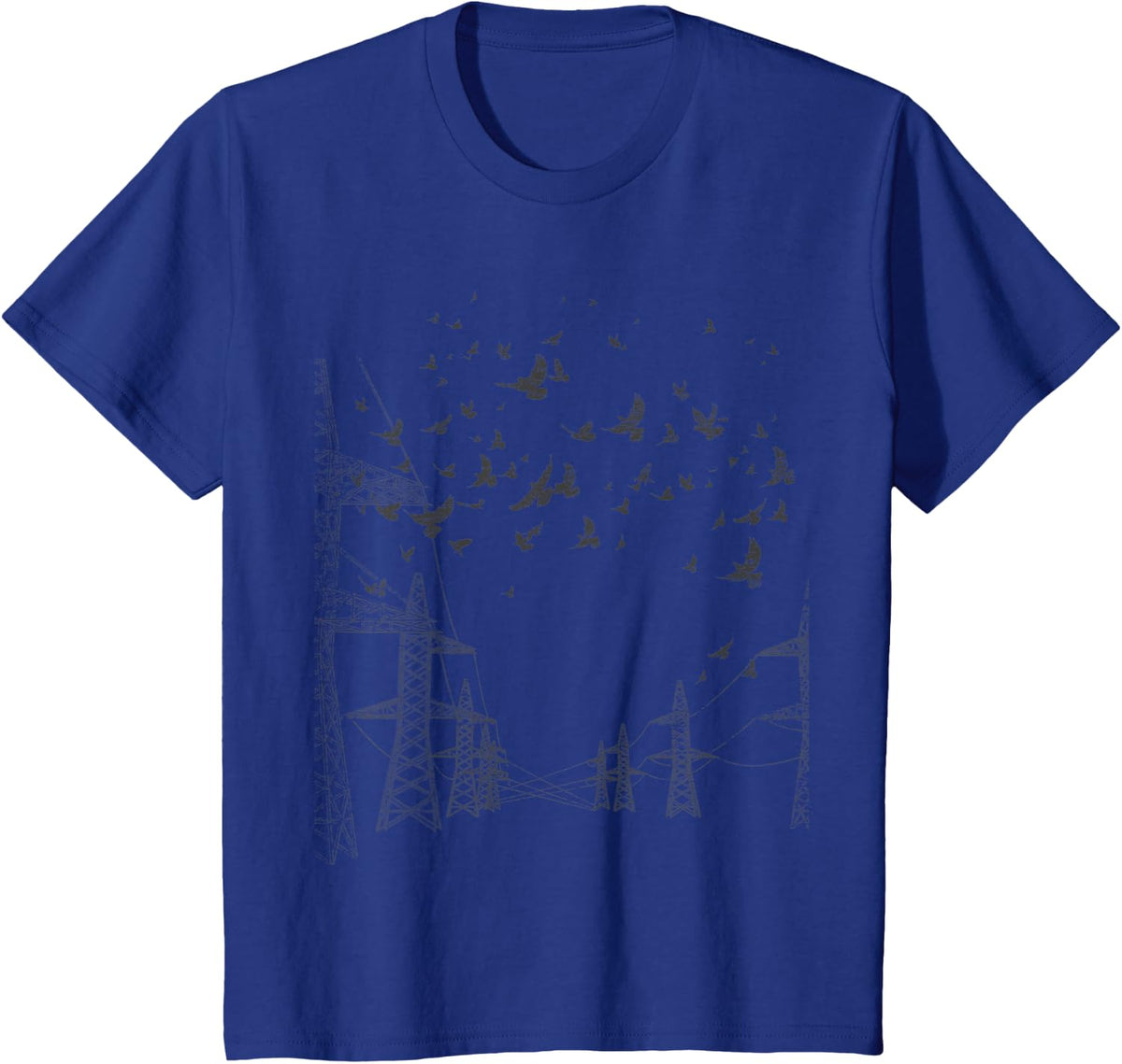 Vintage Pigeon T-Shirt - Royal Blue