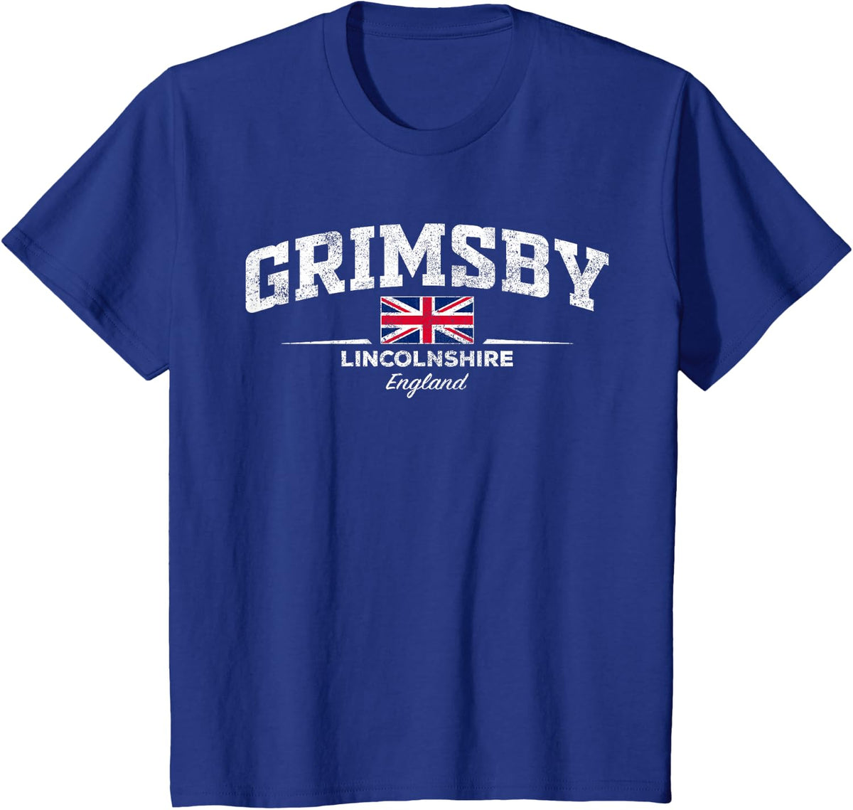 Grimsby England T-Shirt - Royal Blue