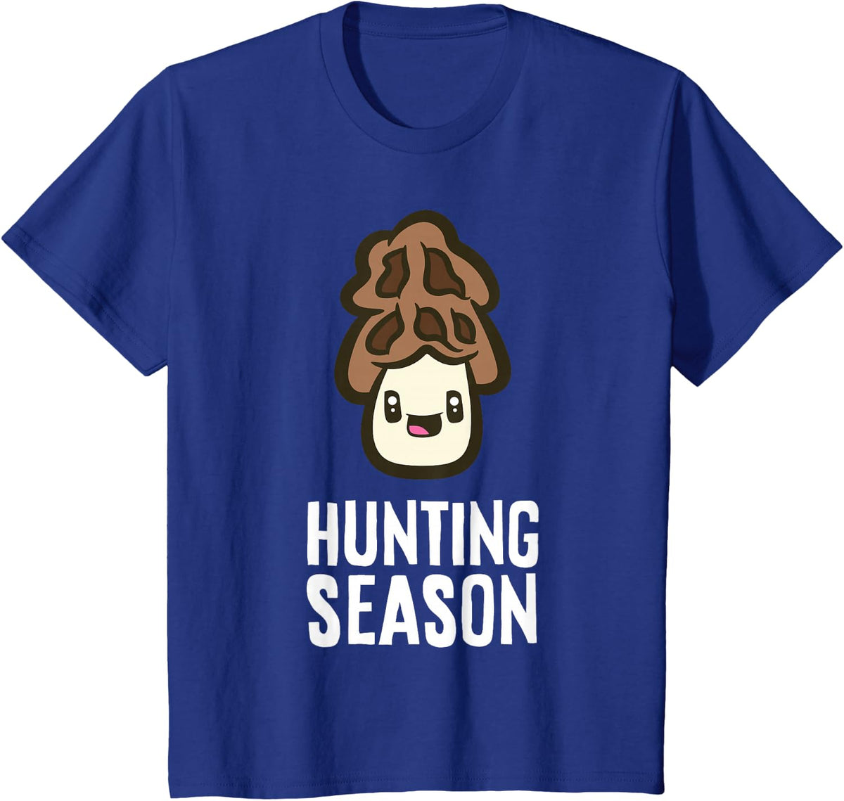 Hunting Season Foraging Mushroom Hunting T-Shirt - Royal Blue