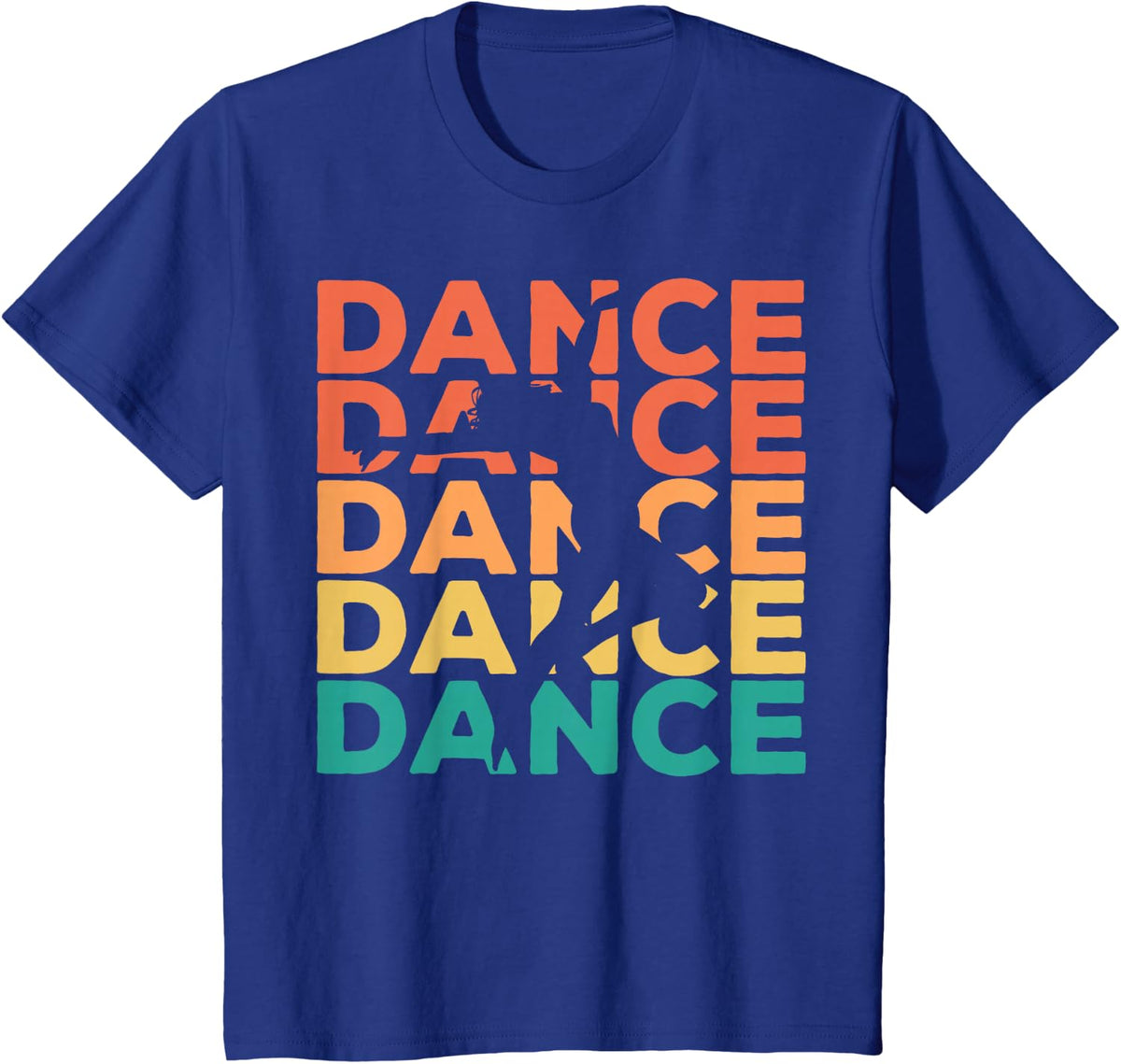 Retro Vintage Dancing Gift for Dancers T-Shirt Small - Royal Blue