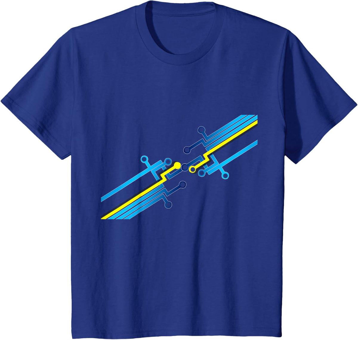Engineer Electric Circuit T-Shirt For Electrical Engineers T-Shirt - Royal Blue