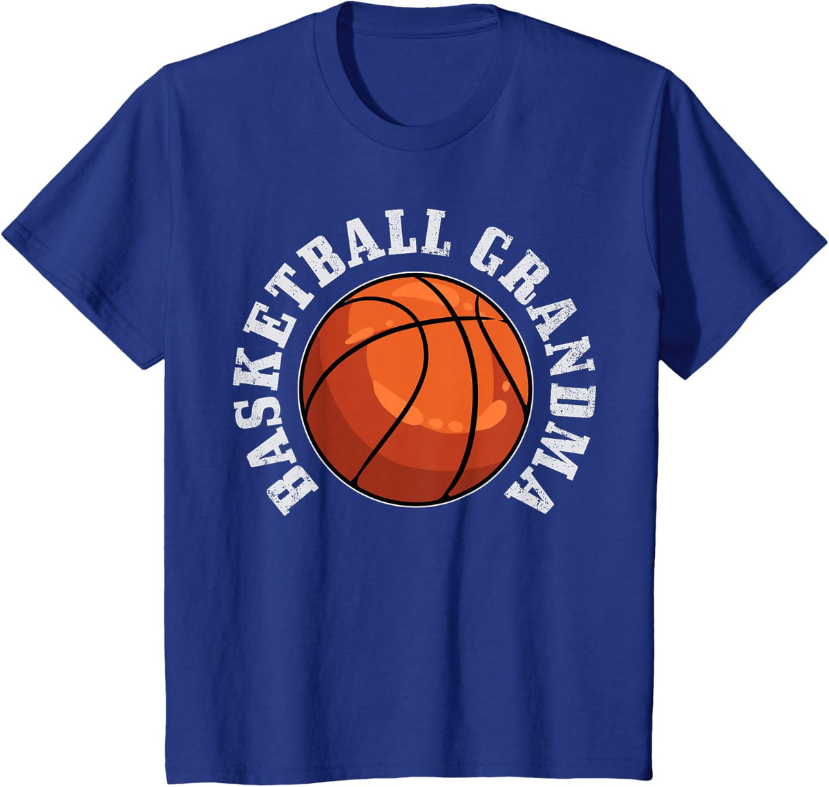 Basketball Grandma T-Shirt - Royal Blue