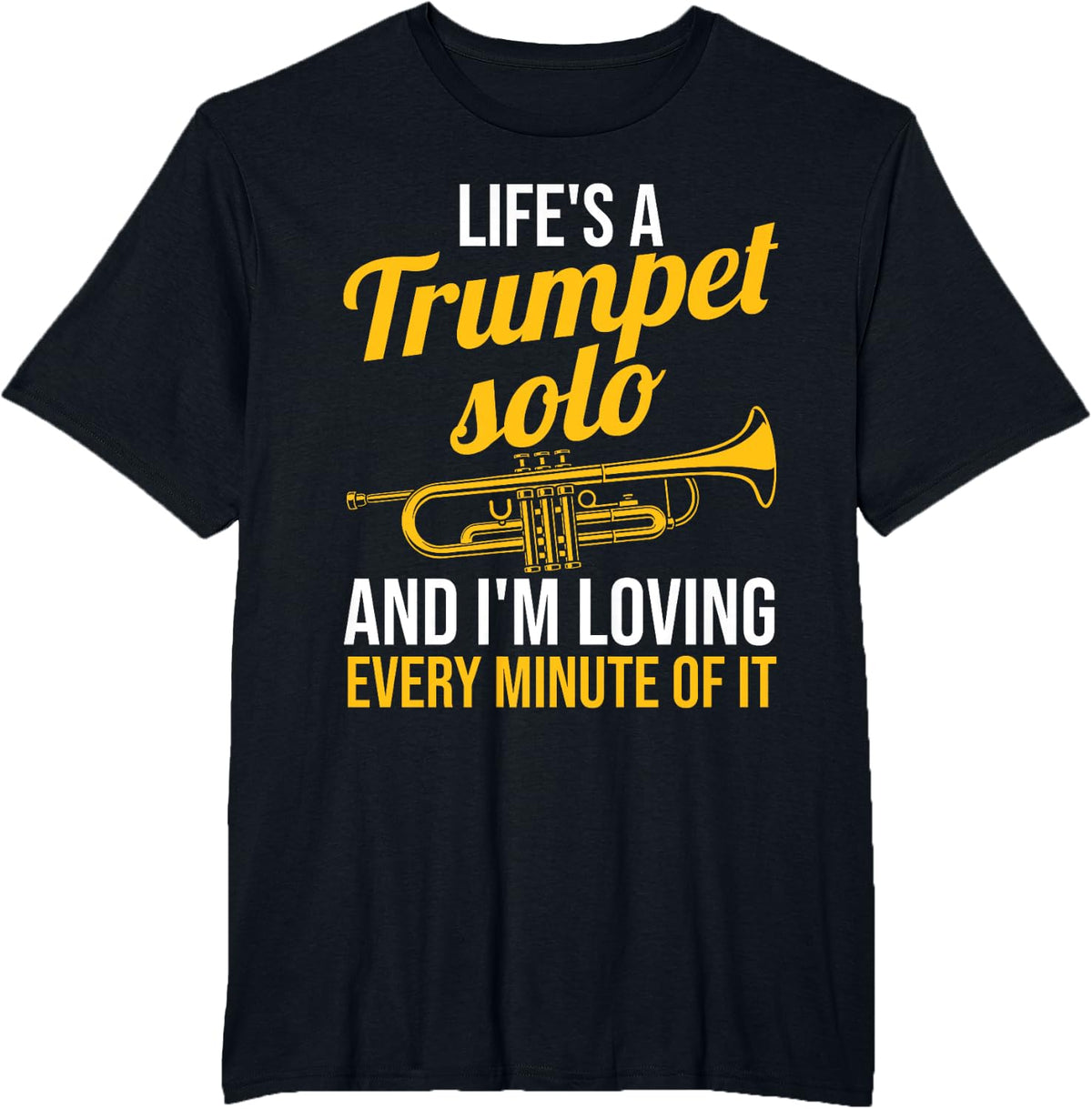 Trumpeter Trumpet T-Shirt - Black