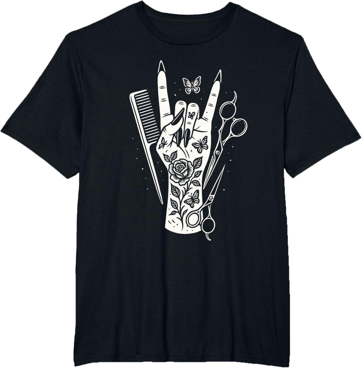 Hairstylists - Funny Hairdressing Salon Art T-Shirt - Black