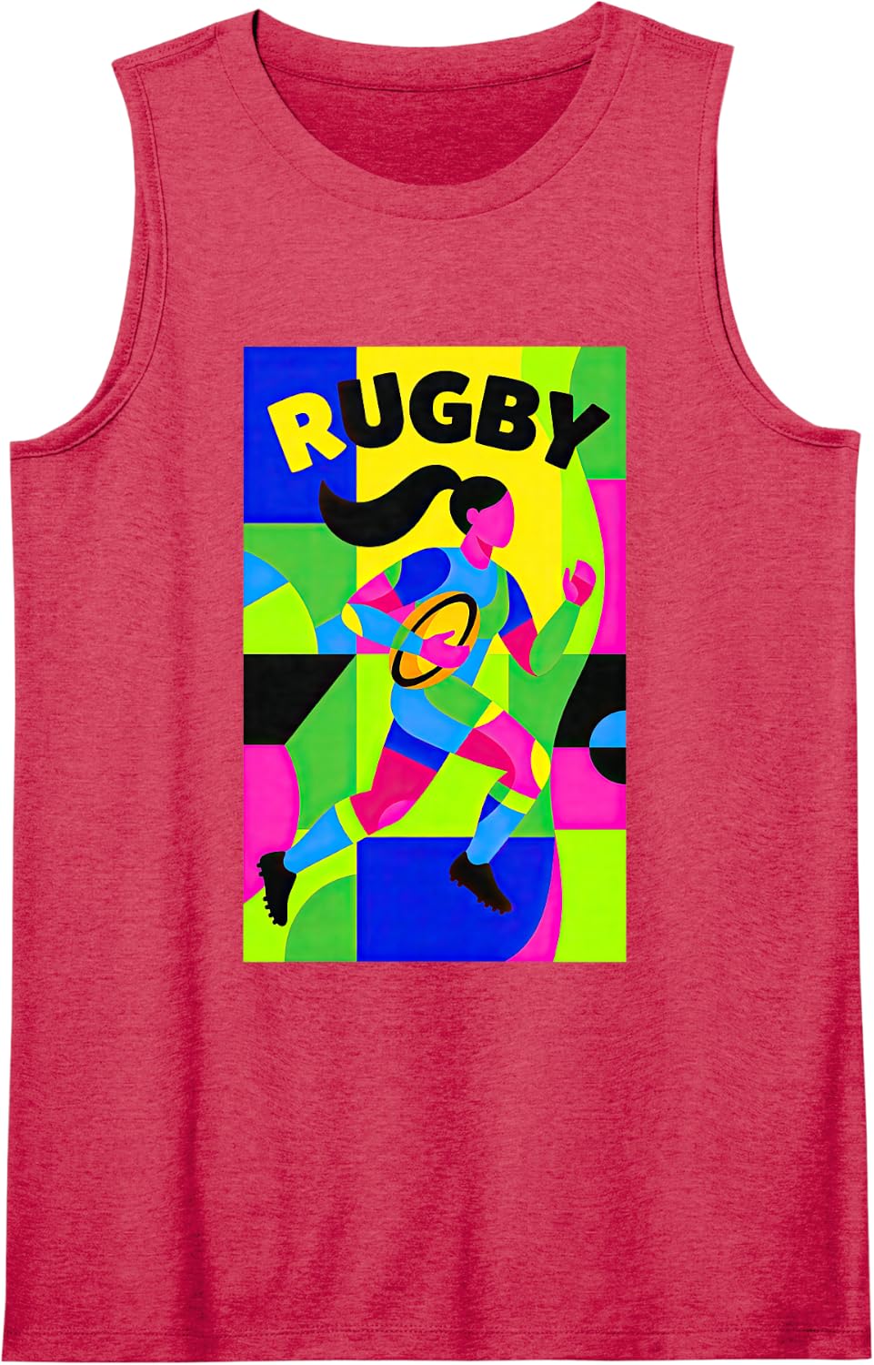 Rugby Lover Rugby Player Female Rugby Game Day Vibes Tank Top - Red