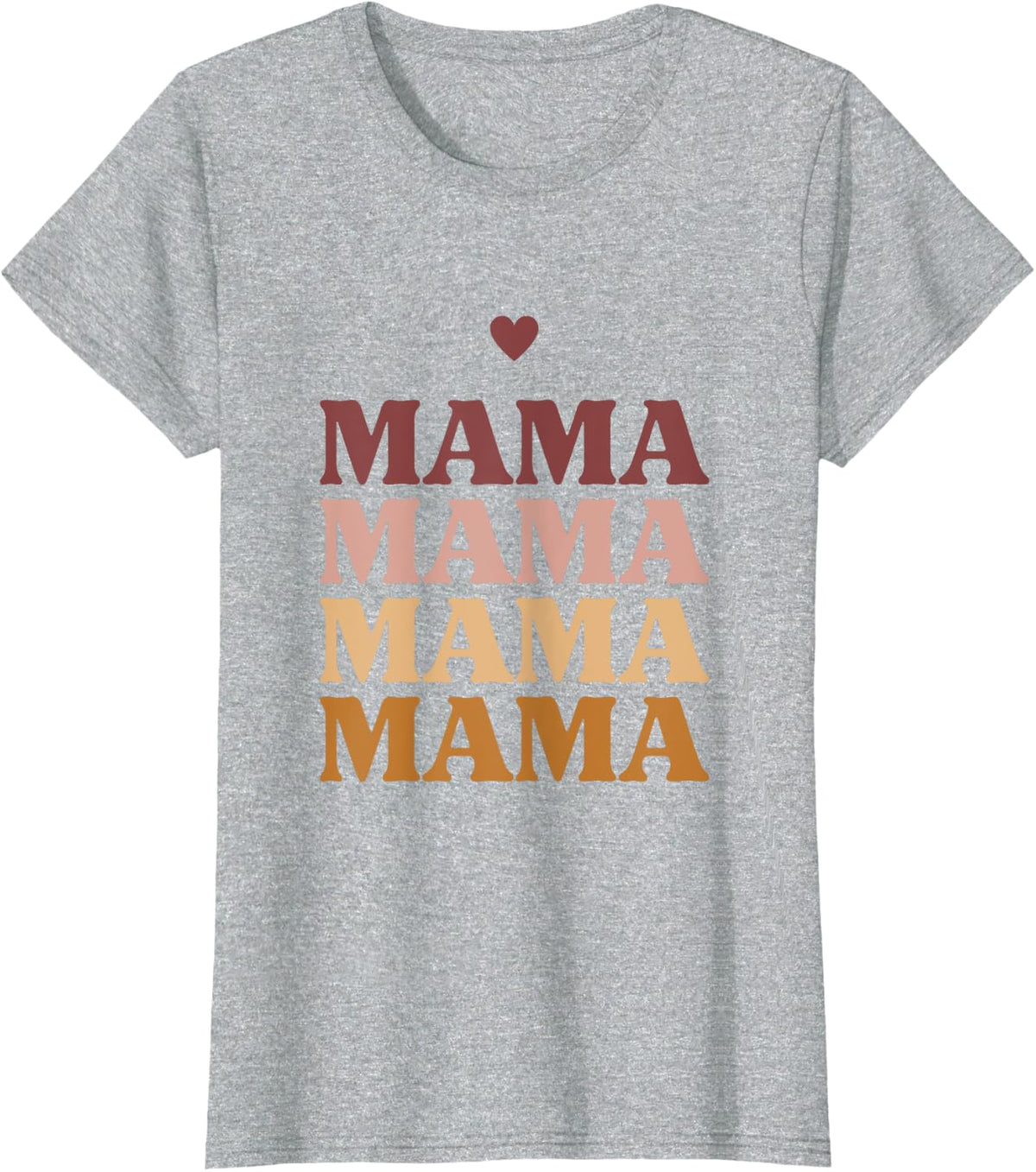 MAMA LOGO T-Shirt - Heather Grey