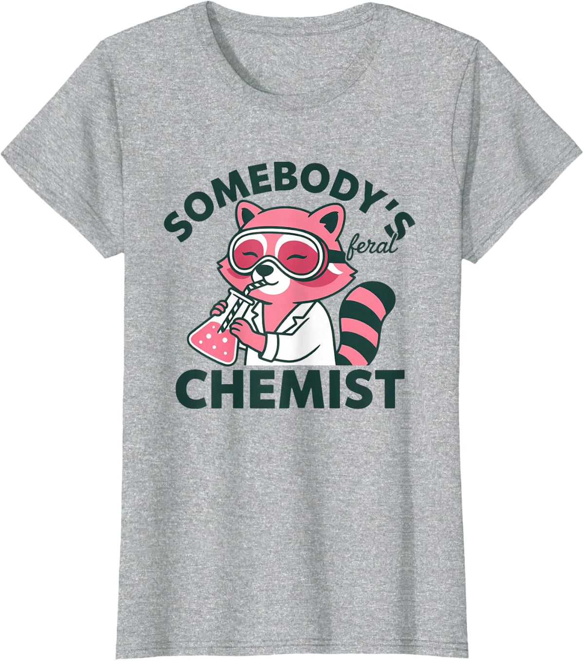 Chemist Chemistry Scientist Laboratory Chemical Engineering T-Shirt - Heather Grey