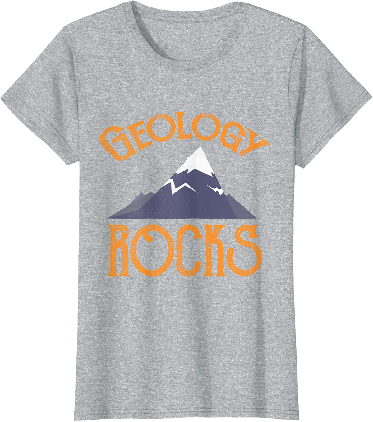 Geology Rocks T-Shirt Gem Rock Mineral Men Women - Heather Grey
