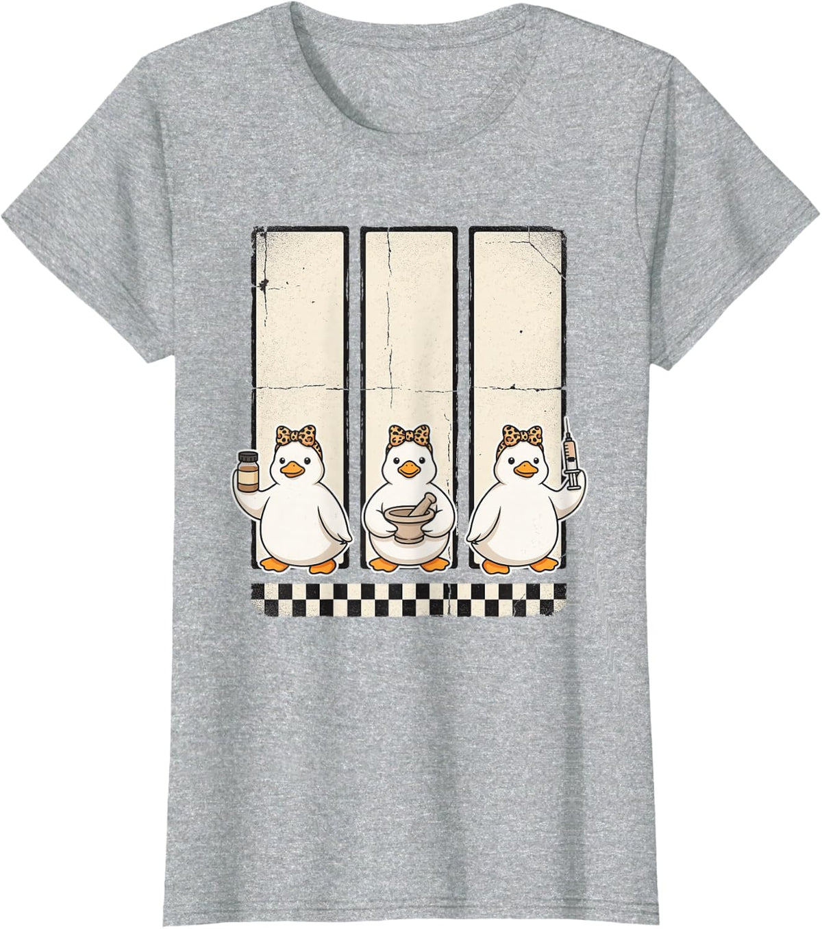 Inpatient Pharmacy Hospital Institutional Pharmtech T-Shirt - Heather Grey