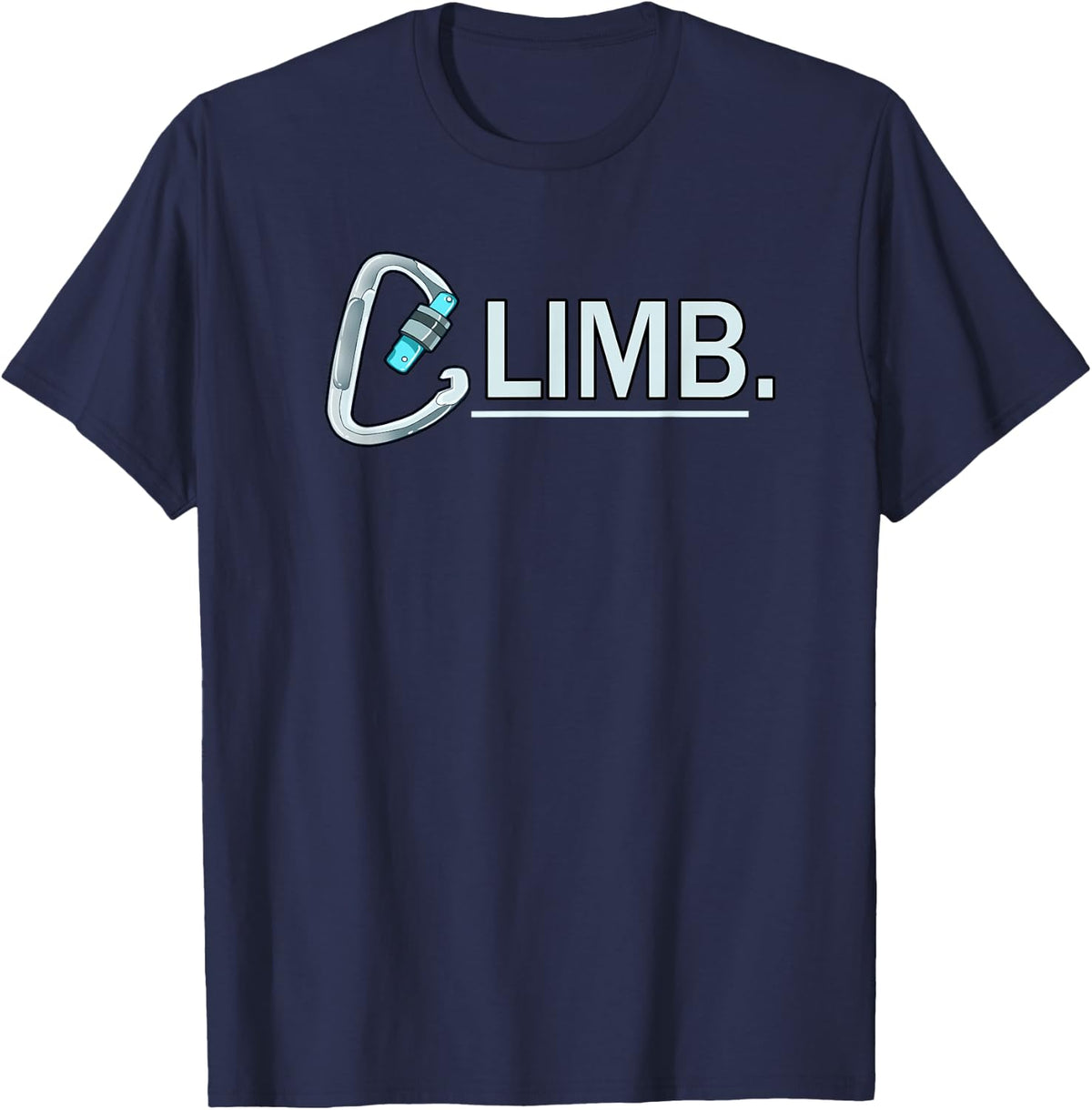 Rock Climber Gift T-Shirt - Navy Blue