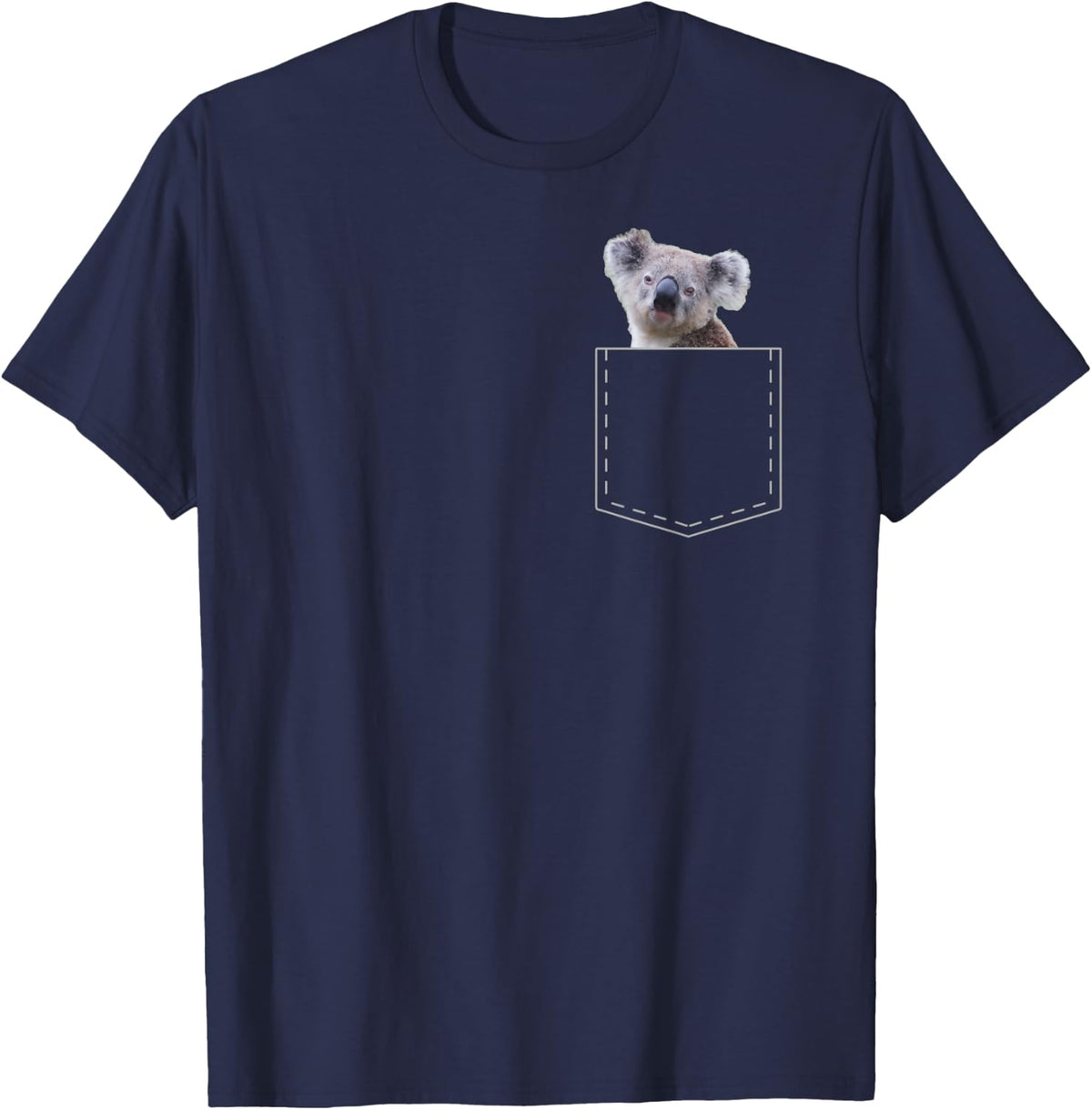 Cute Koala Gift Funny Bag for Men Women T-Shirt - Navy Blue