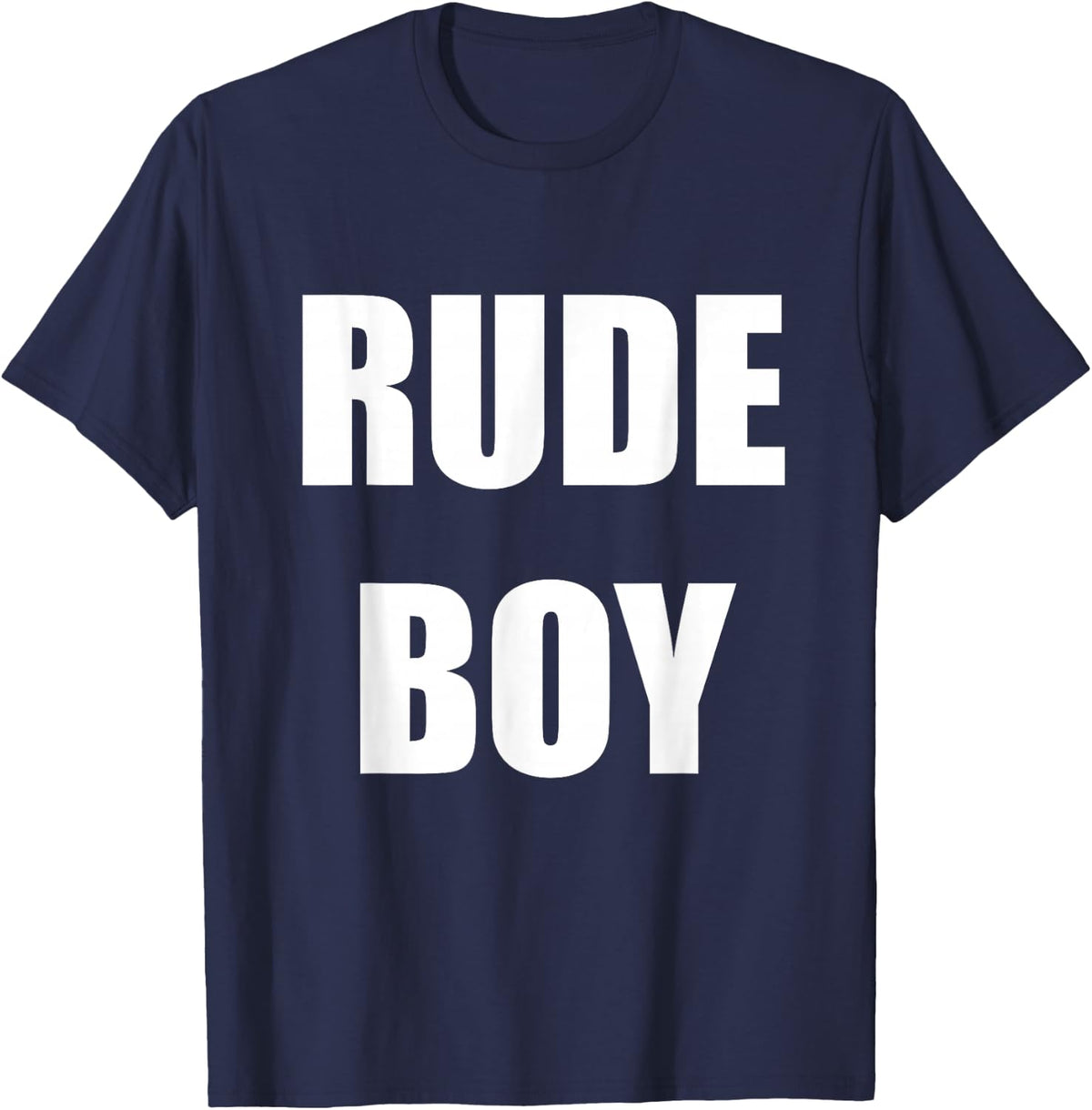 Rude Boy T-Shirt T-Shirt - Navy Blue