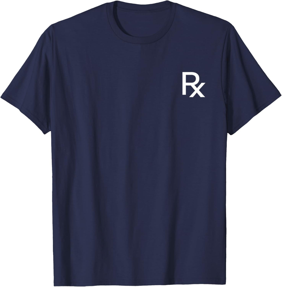 Rx Pharmacy Prescription Pharmacist Symbol T-Shirt - Navy Blue