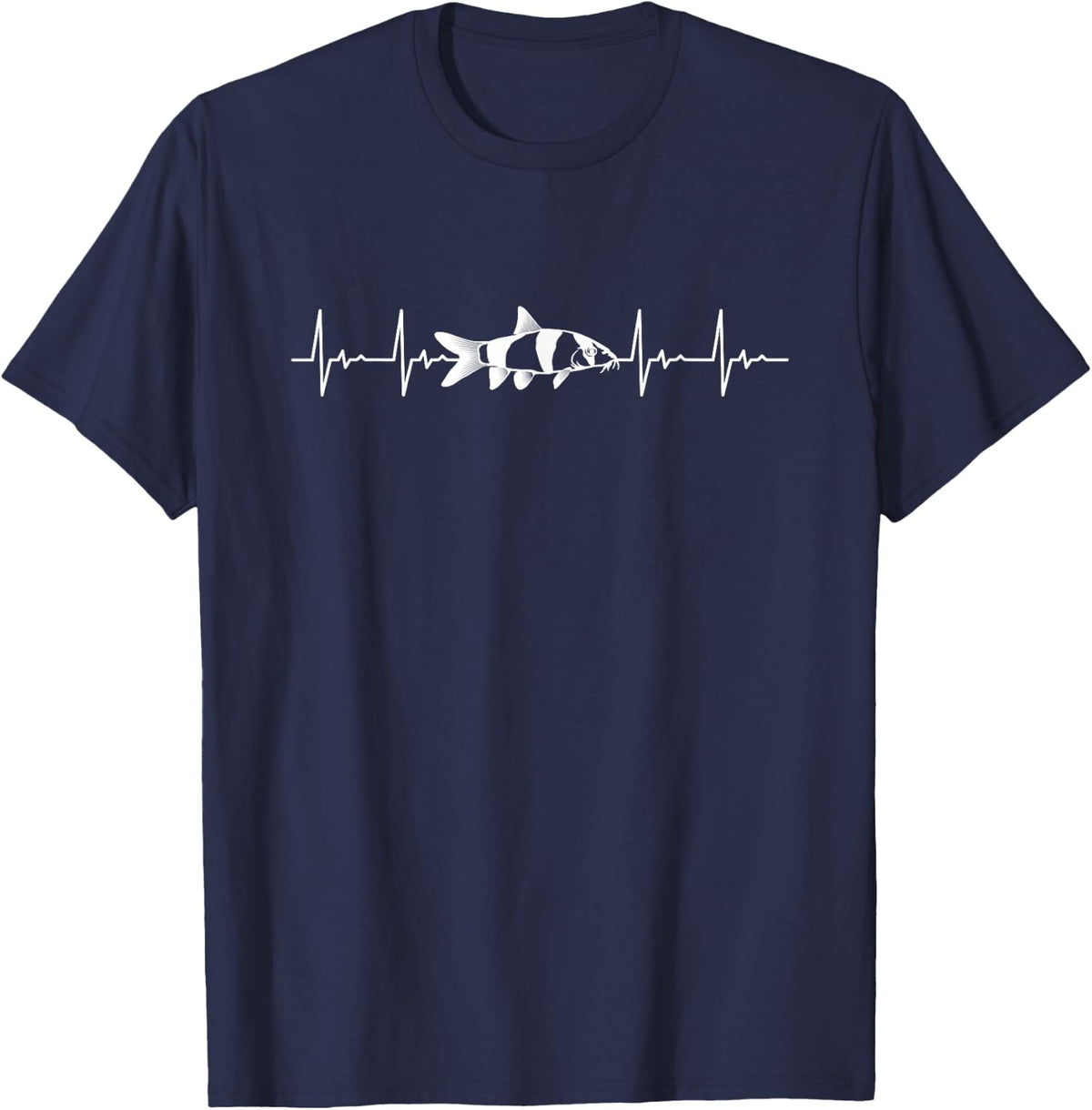 Clown Loach Aquarium Design for a Clown loach owner T-Shirt - Navy Blue