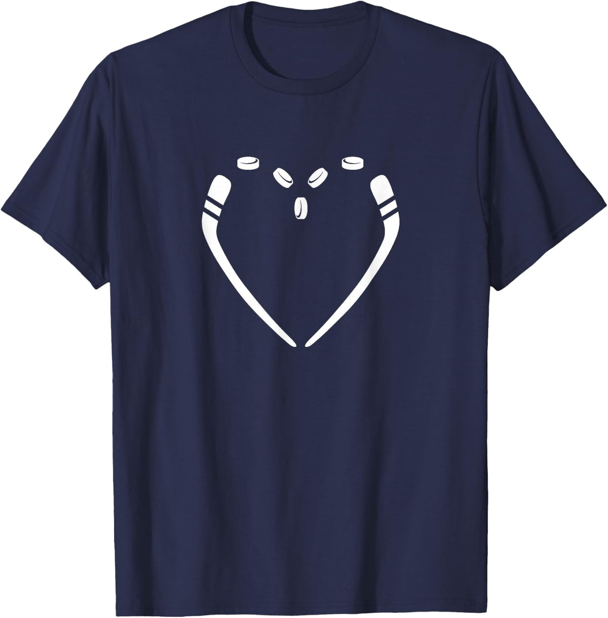 I love hockey T-Shirt - Navy Blue