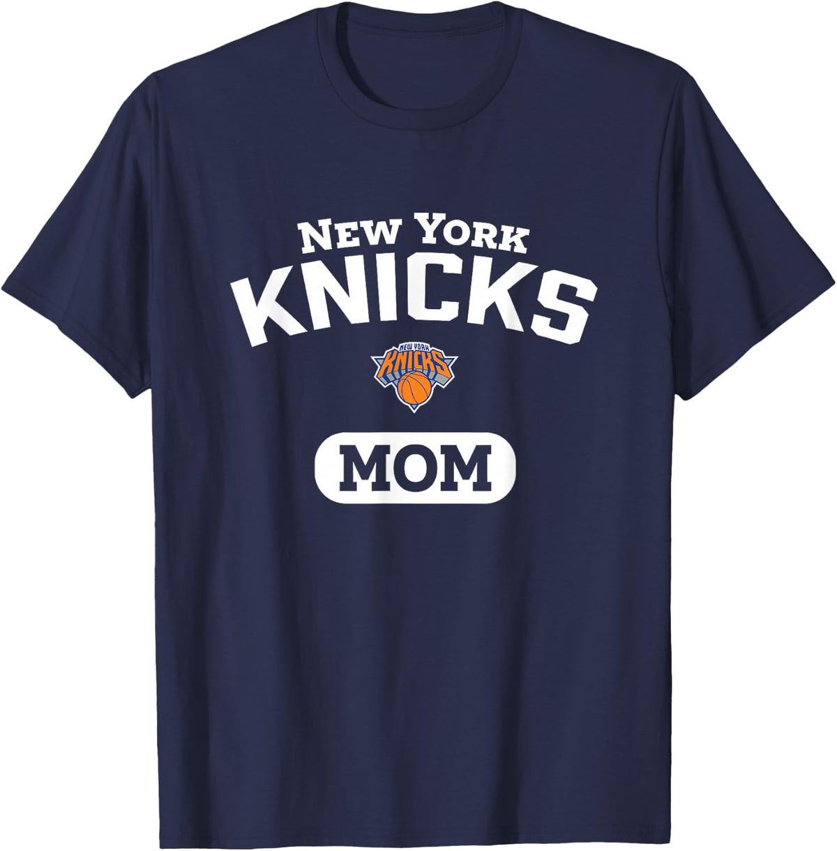 NBA New York Knicks Mama Domed Team Logo T-Shirt - Navy Blue