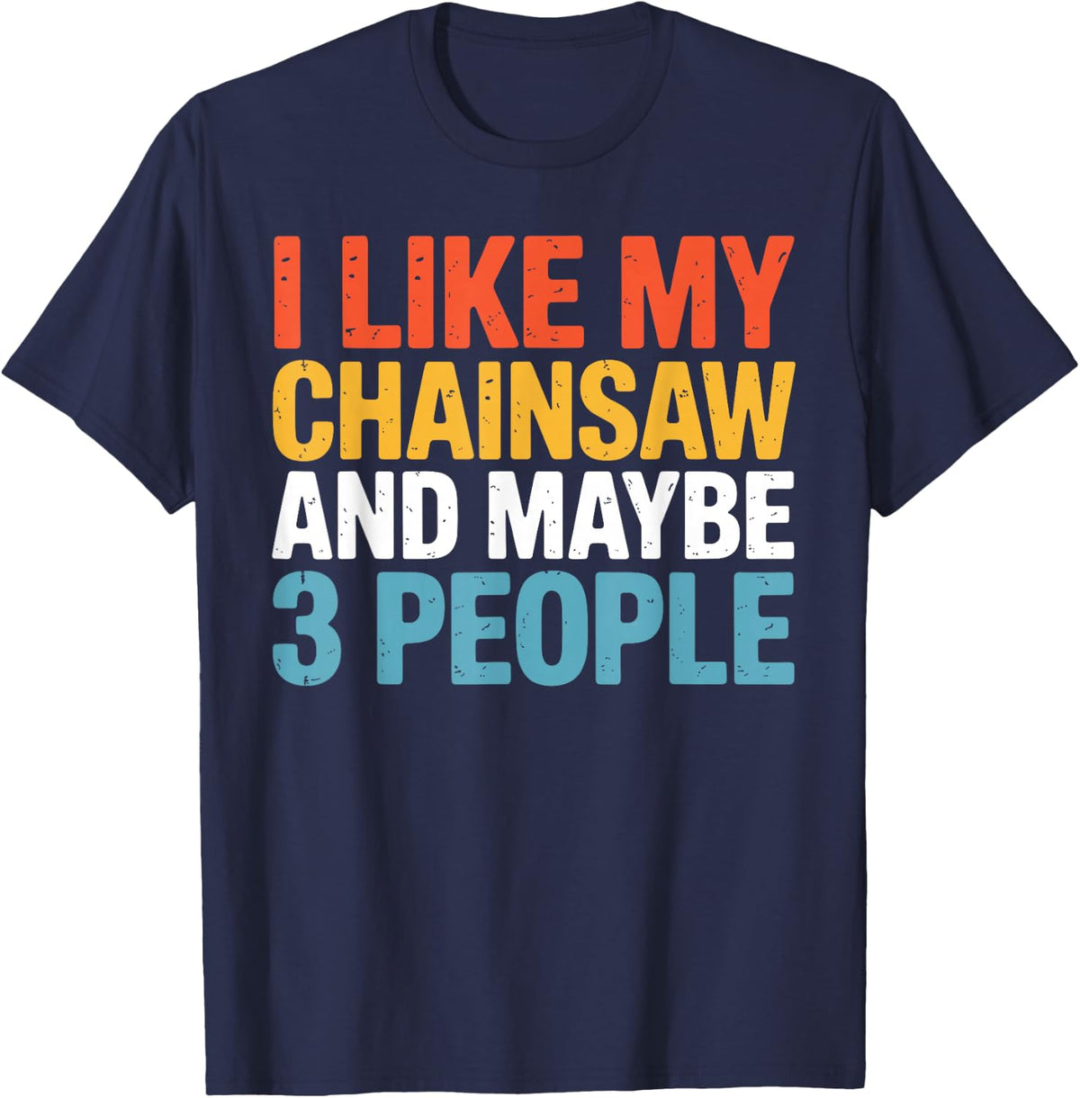 Funny Arborist Art for Men Women Tree Climber Tree Surgeon T-Shirt - Navy Blue